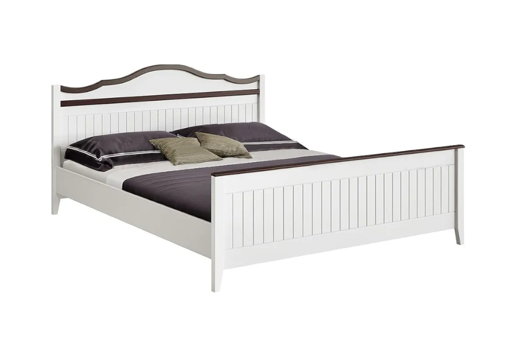Вояж Кровать 1,6м (Белый, Белый)