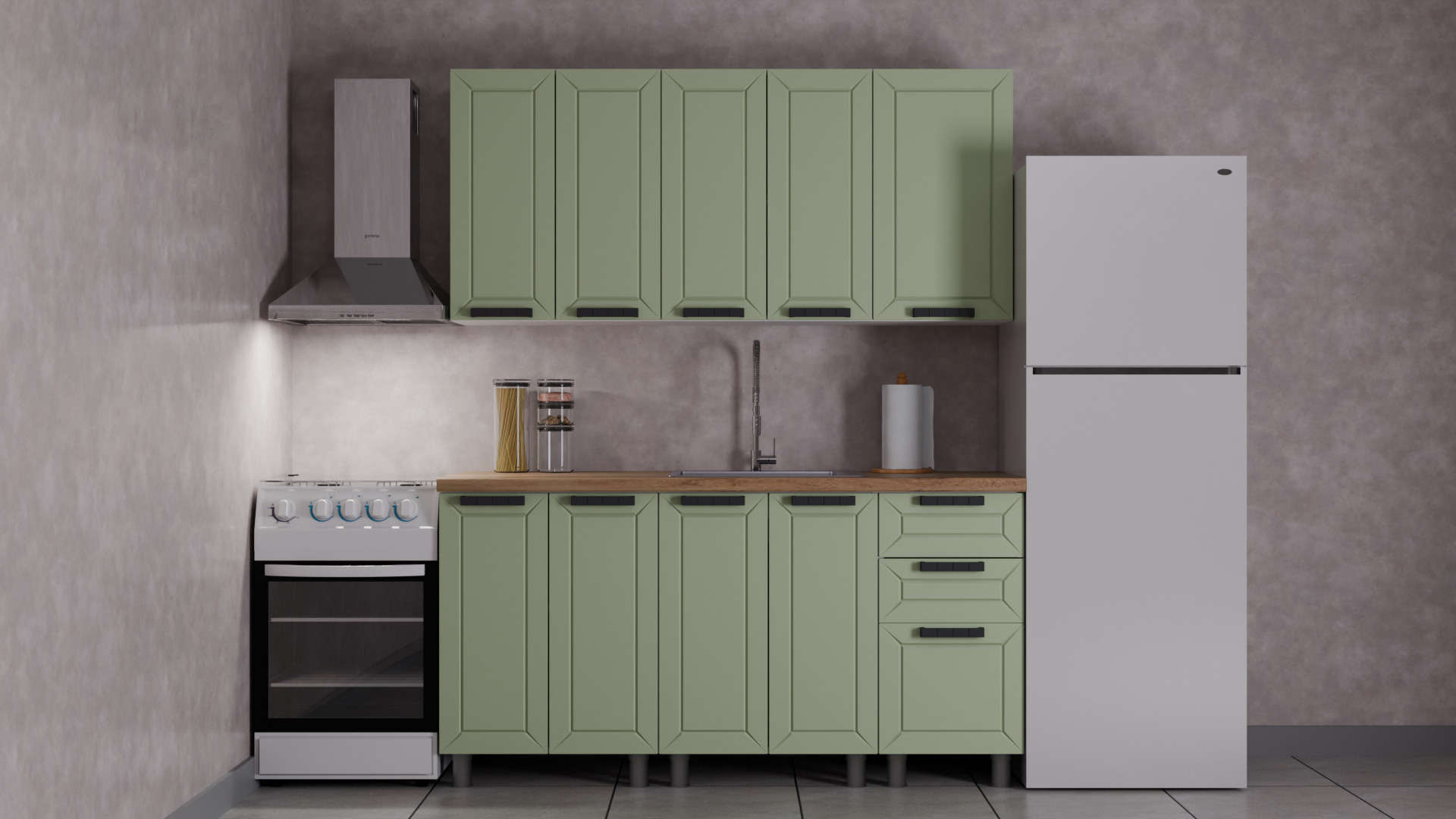 Аленушка Кухня Лилия 1.6 Фисташка