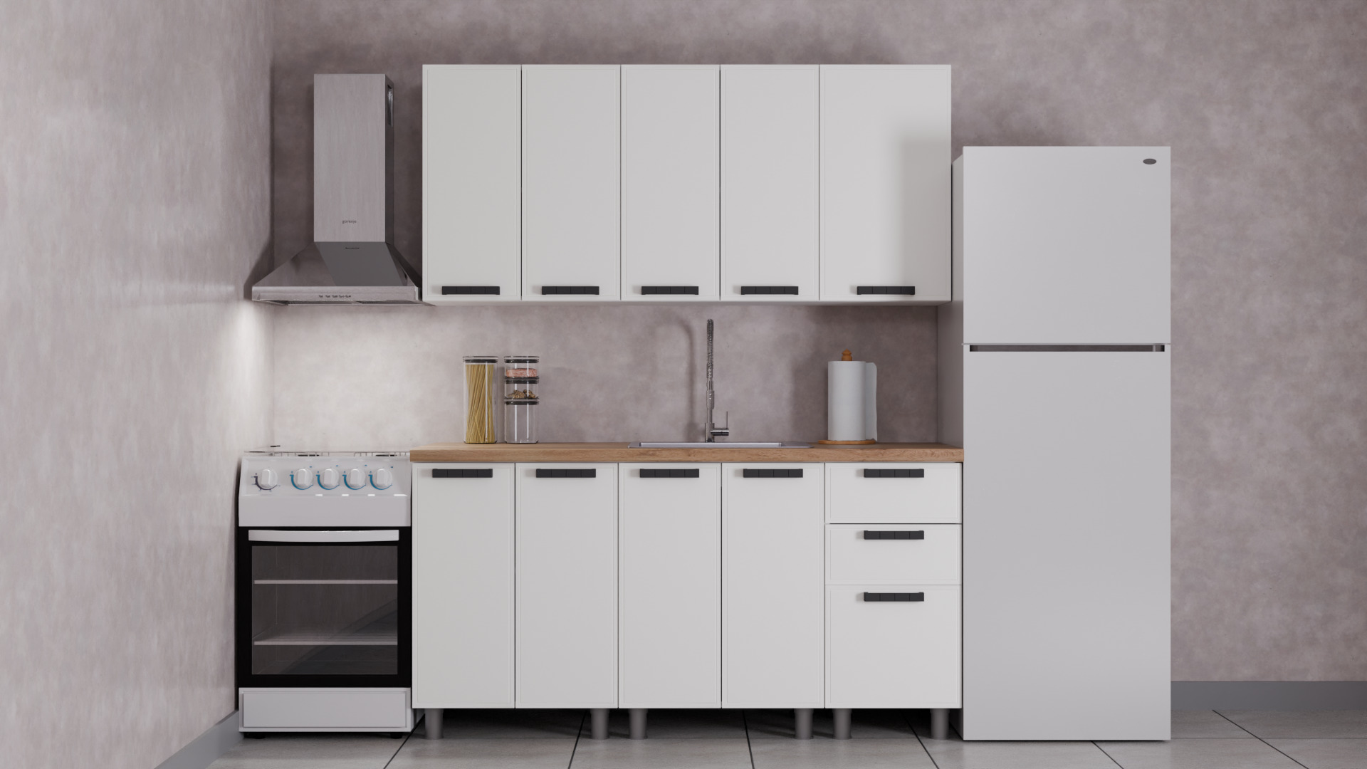 Аленушка Кухня Магнолия 1.6 Молочный