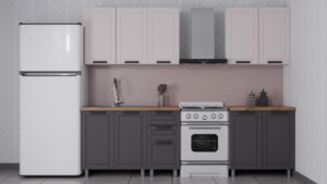 Аленушка Кухня Лилия 2.0 Кашемир/Сталь