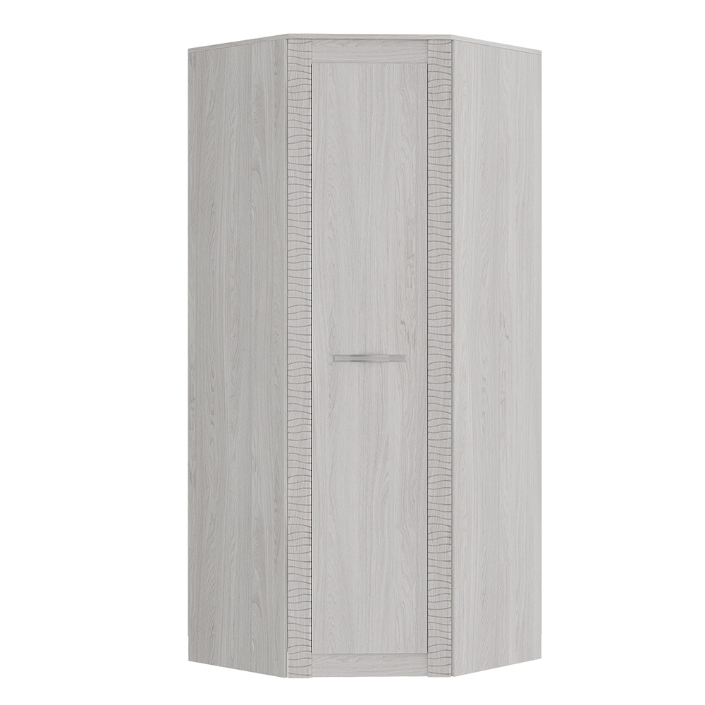 Шкаф угловой "Монако" ШК-42 ясень белый/F12