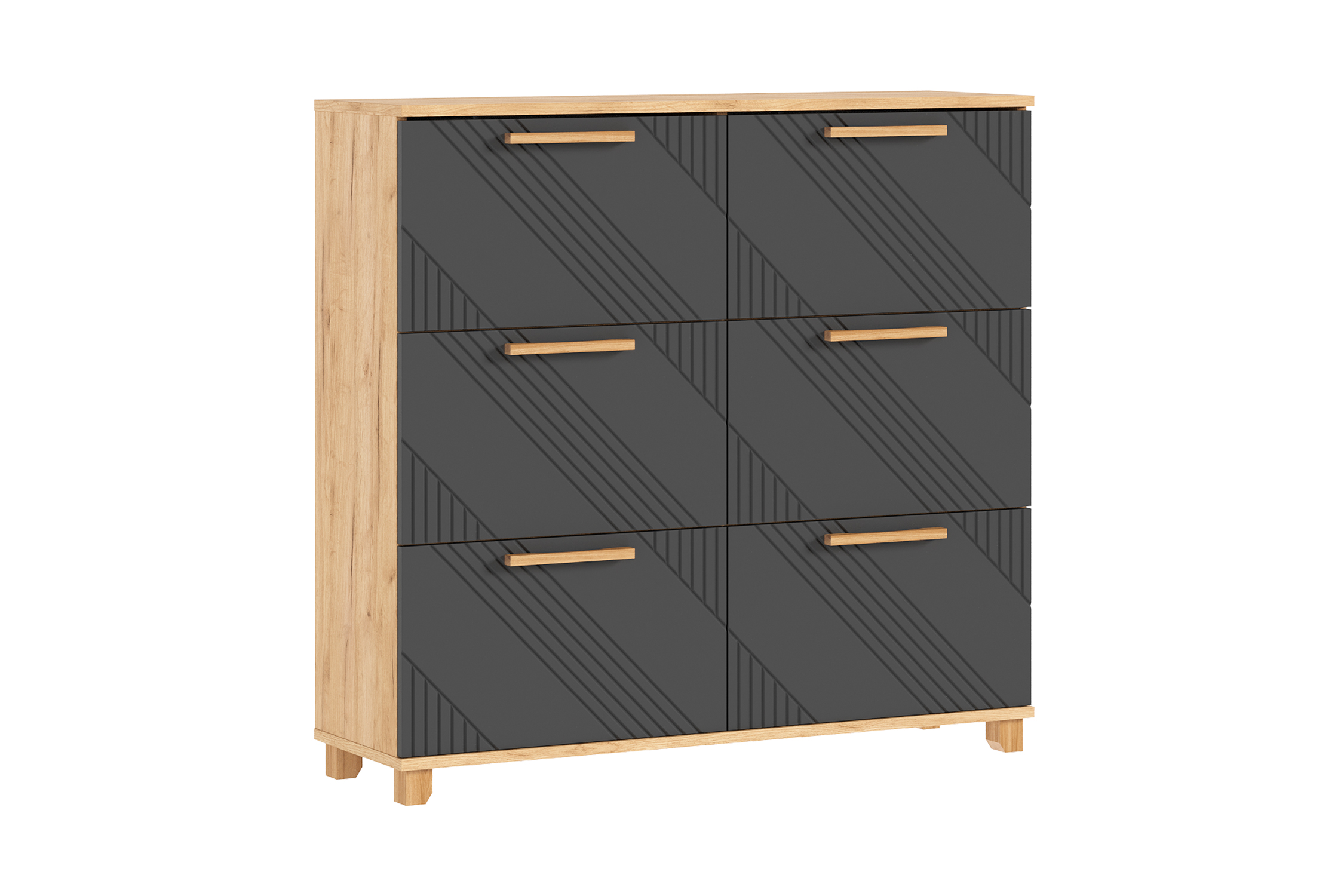 Ирис Обувница (1000) (Браш Графит, Дуб Крафт)