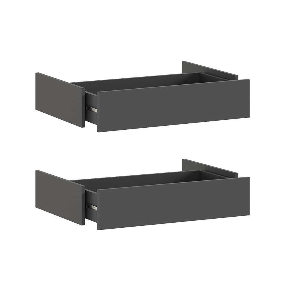 Марвэл Ящики шкафа (комплект 2шт) (Графит)
