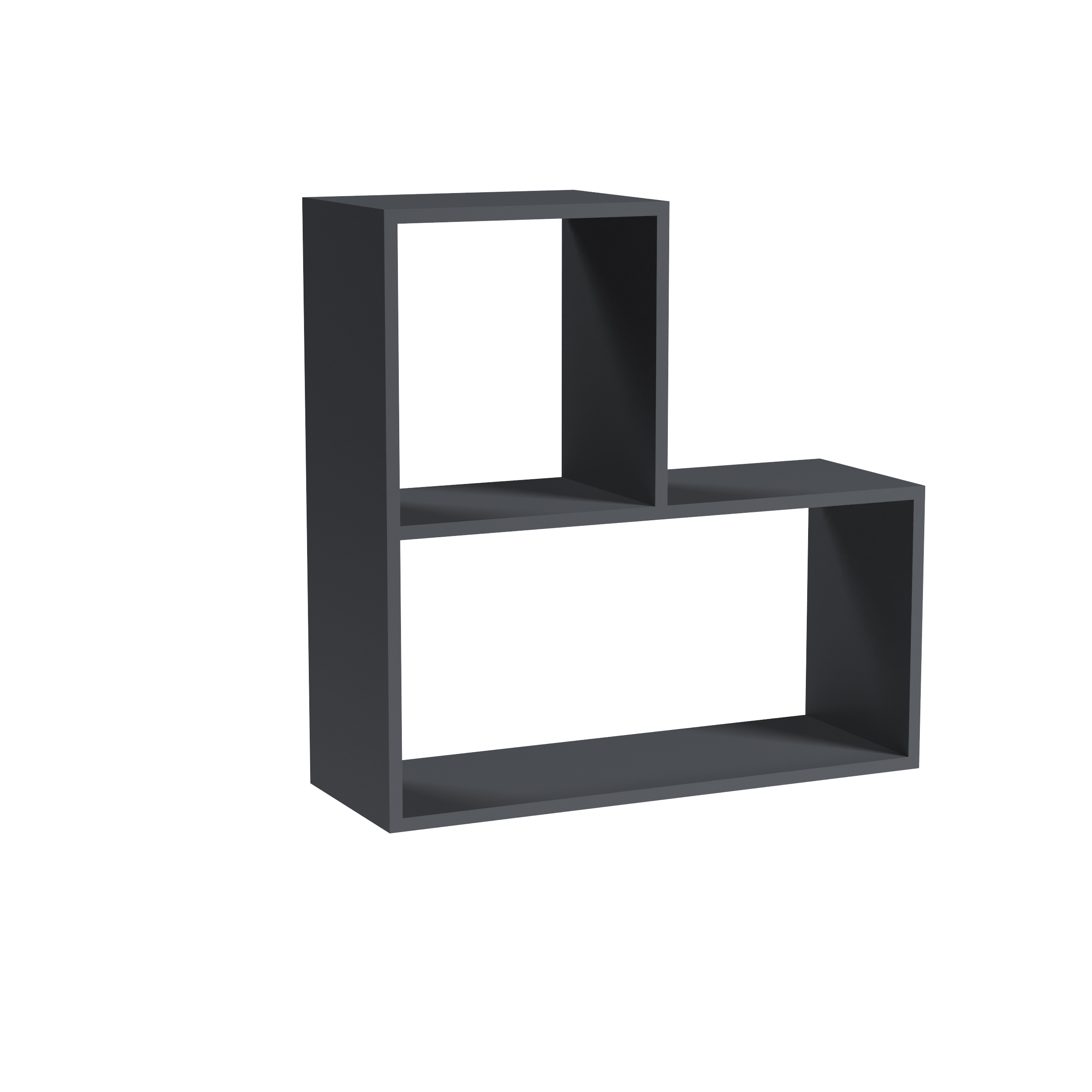 Гостиная Гира навесная полка ГН-1 графит серый