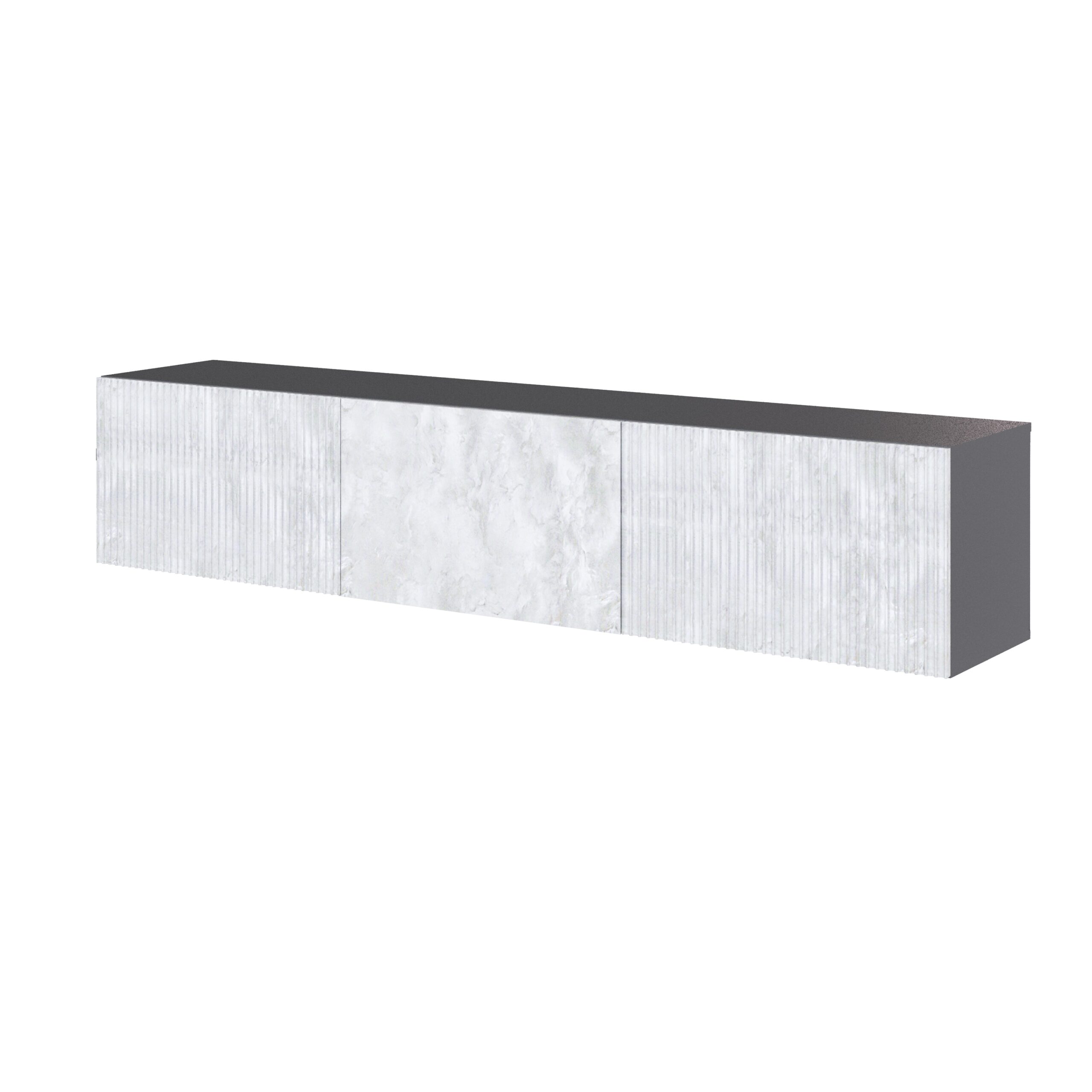 Гостиная Сириния Тумба серый графит/мальта