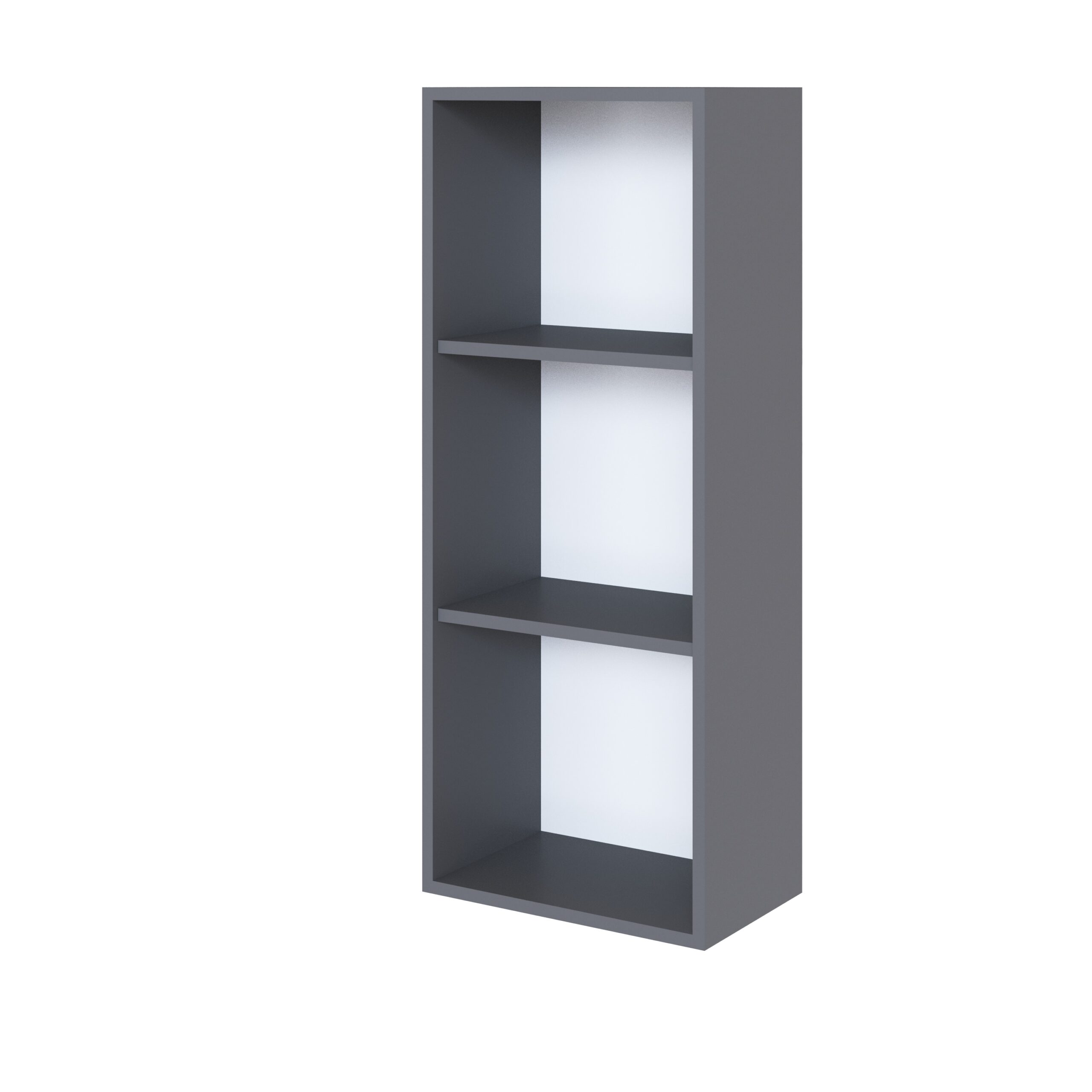 Гостиная Сириния Шкаф навесной серый графит/мальта