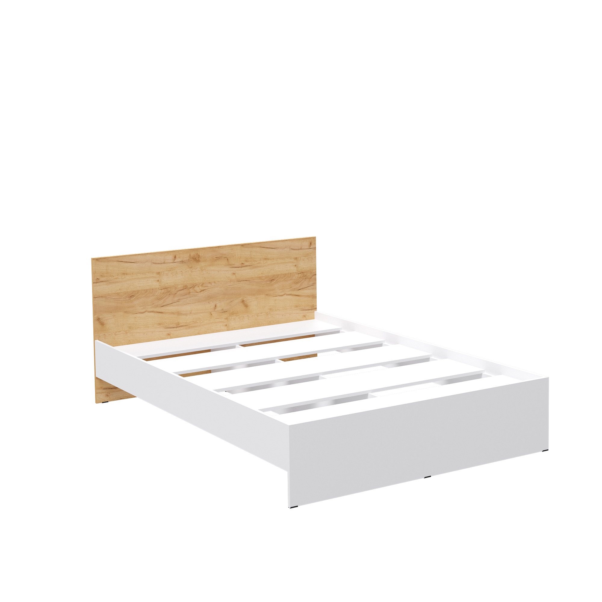 Спальня Ронда кровать(1,4м) дуб крафт золотой