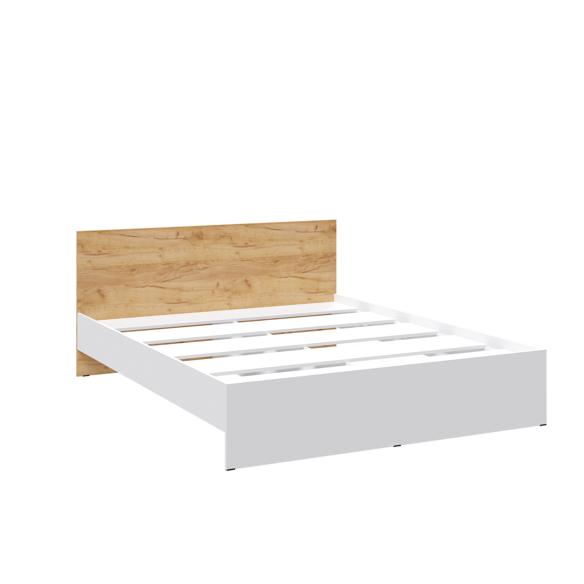 Спальня Ронда кровать(1,6м) дуб крафт золотой