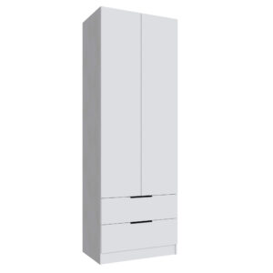 Шкаф Мадрид (0,8) с 2 ящ. без зеркала белый