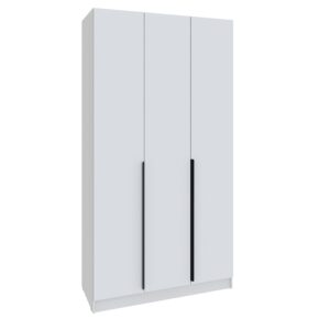 Шкаф Мадрид (1,2) с 3 ящ. внутри без зеркала белый