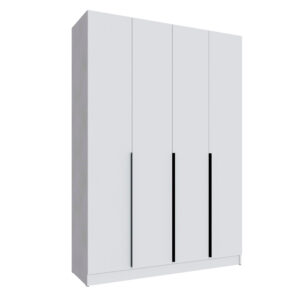 Шкаф Мадрид (1,6) с 6 ящ. внутри  без зеркала белый