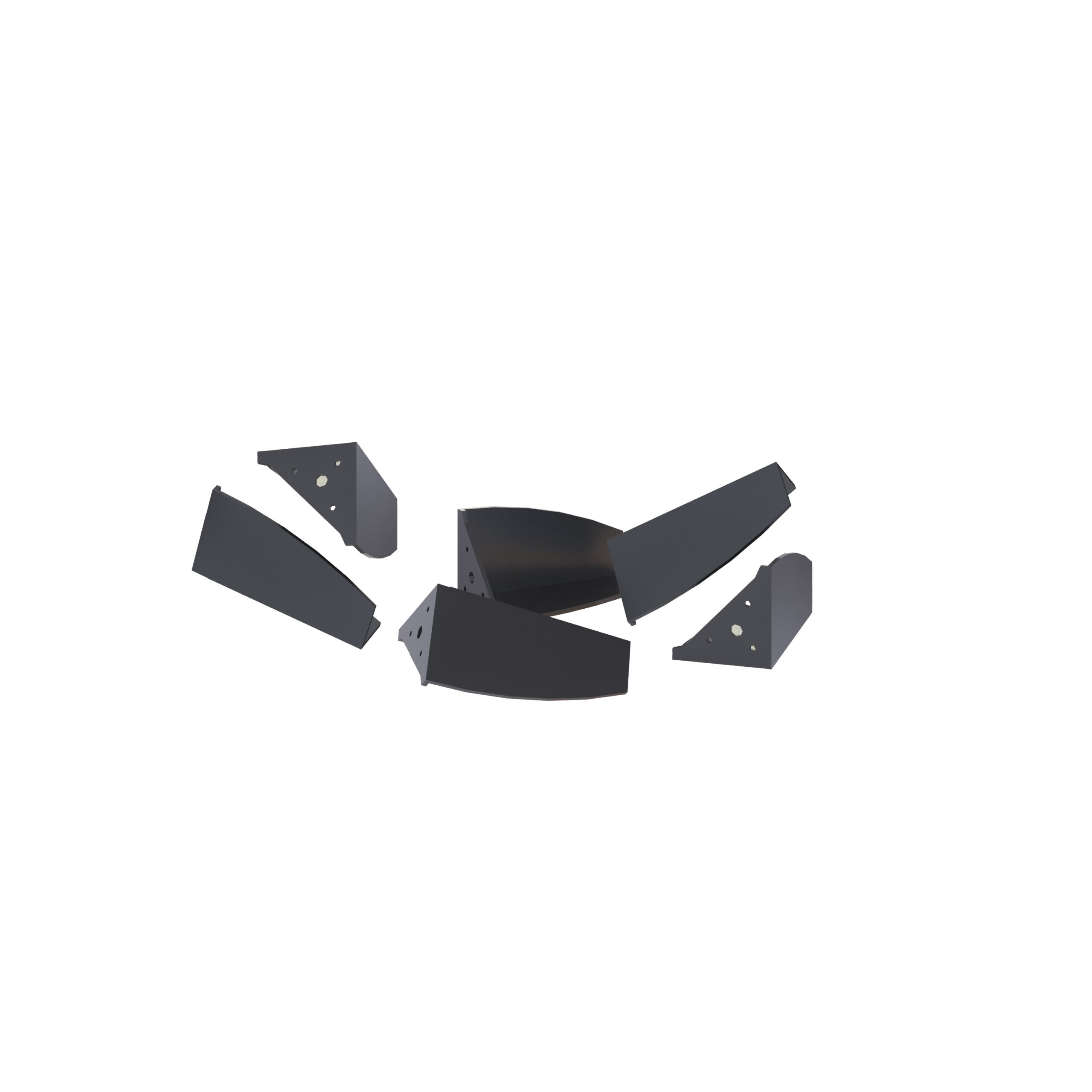 Гостиная Амара Опоры черные