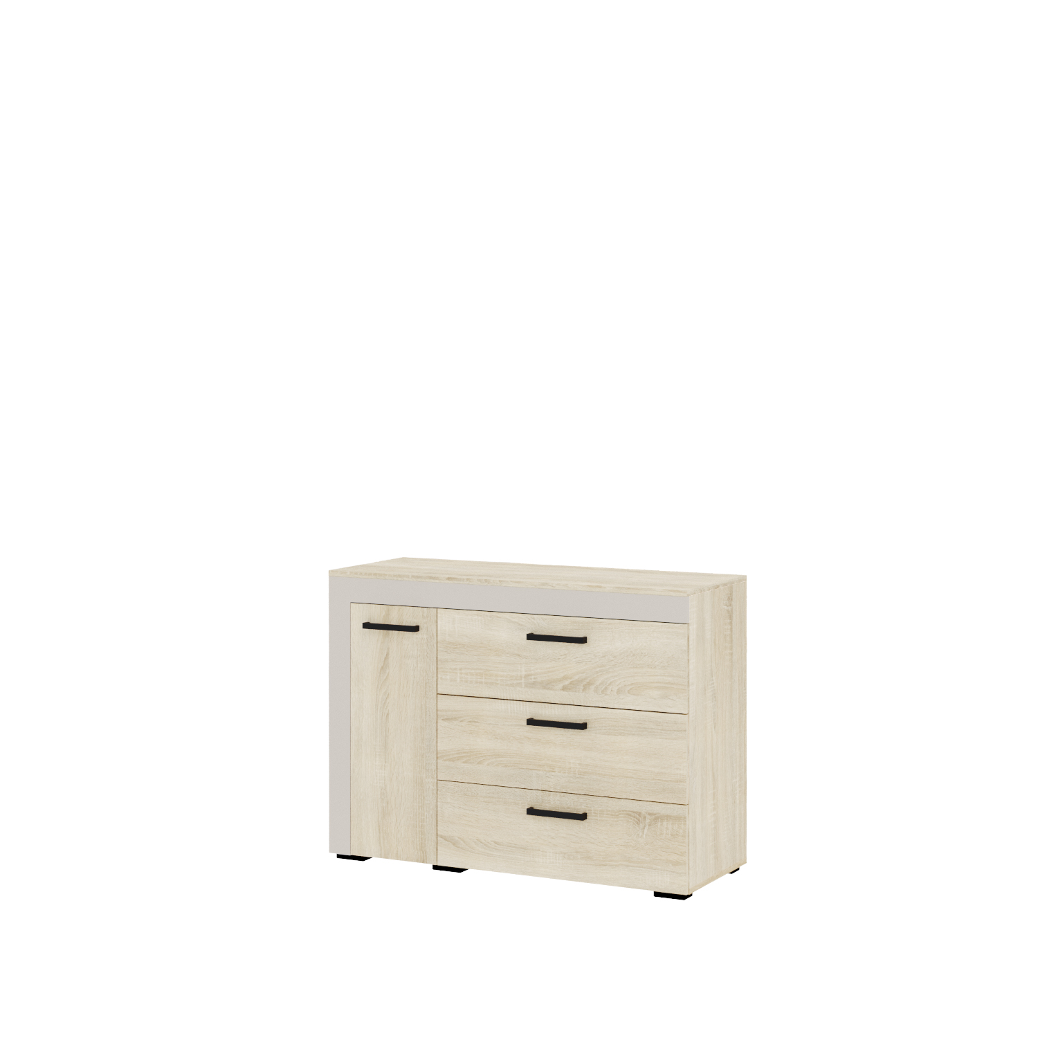 Спальня Адель комод дуб сонома/кашемир