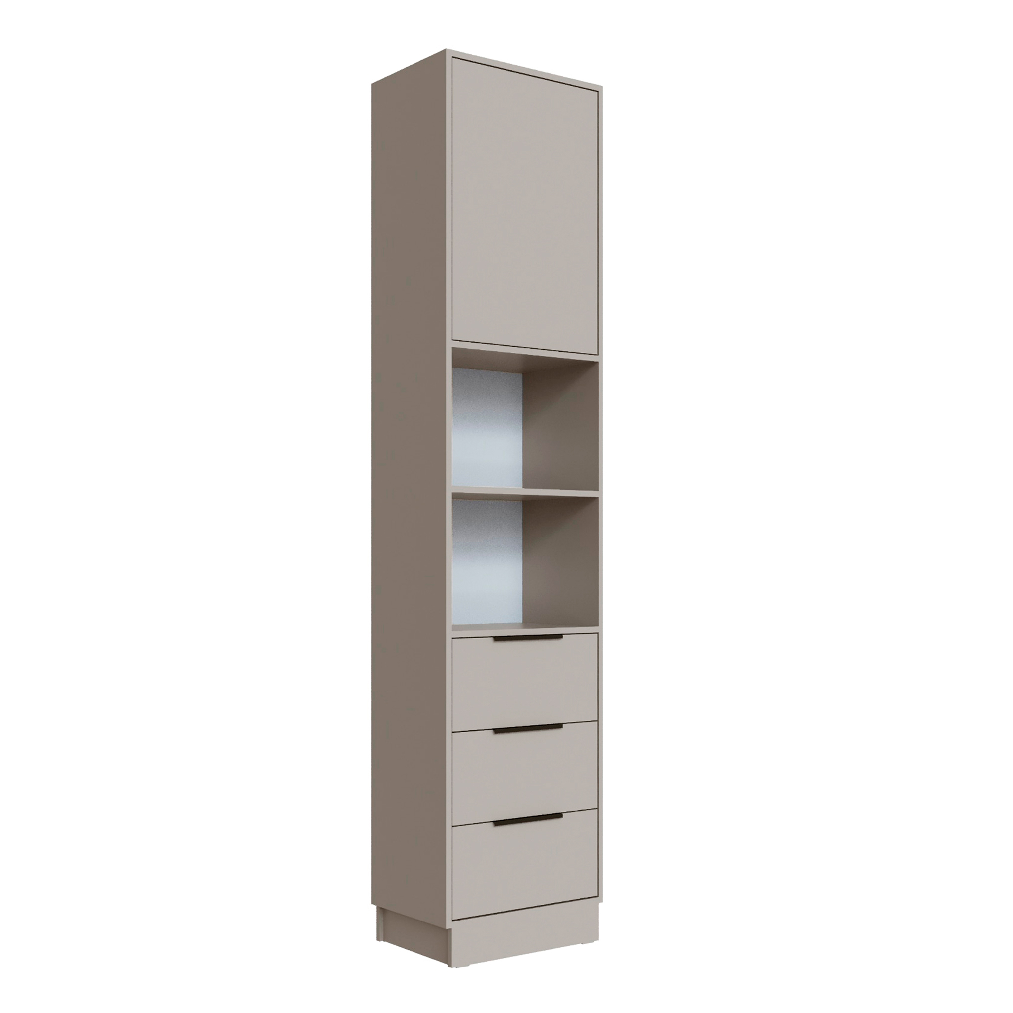 Шкаф Мадрид торцевой (0,35) с 3 ящ. кашемир