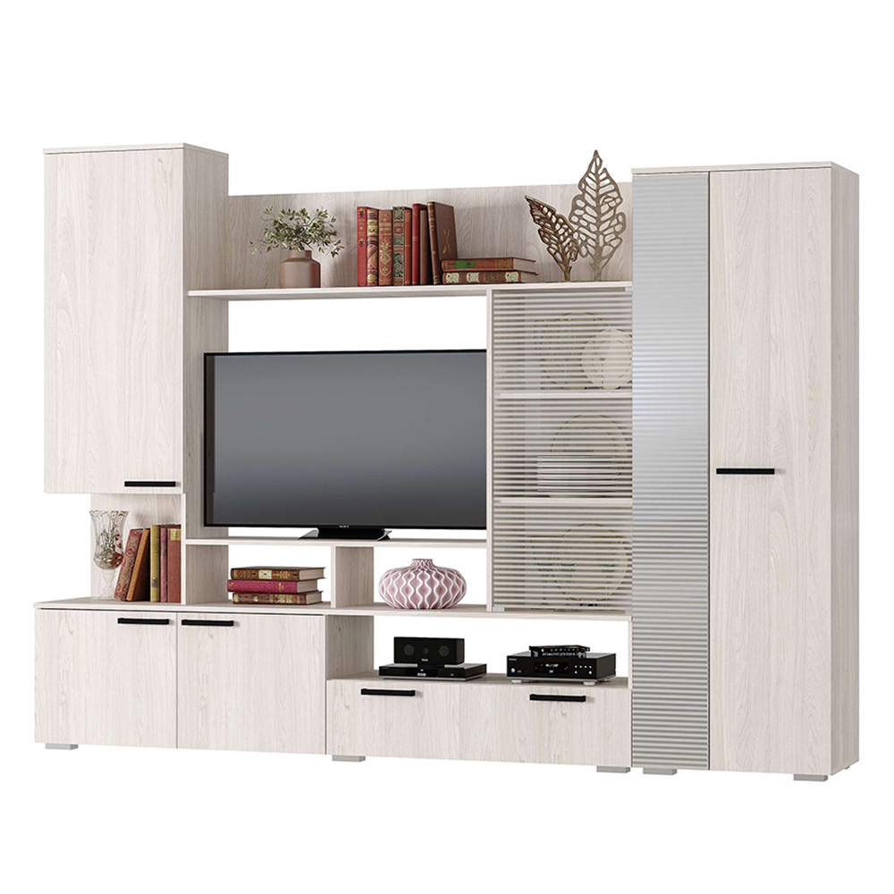 Гостиная "Денди" ГС-02 ясень белый