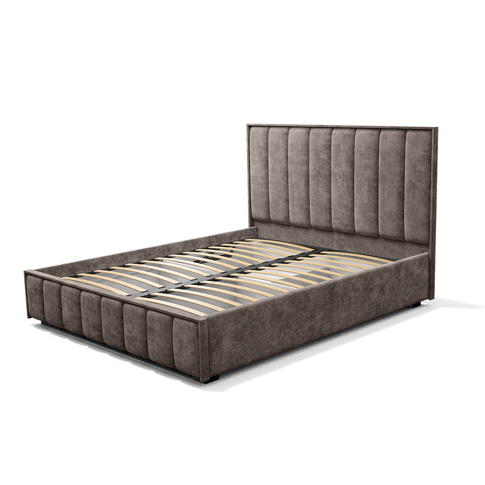 Кровать 1,6 м  "Мирабель" КР-16 NEW Маренго