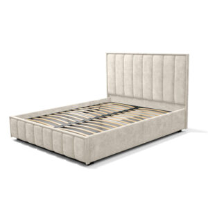 Кровать 1,6 м  "Мирабель" КР-16 NEW Миндаль