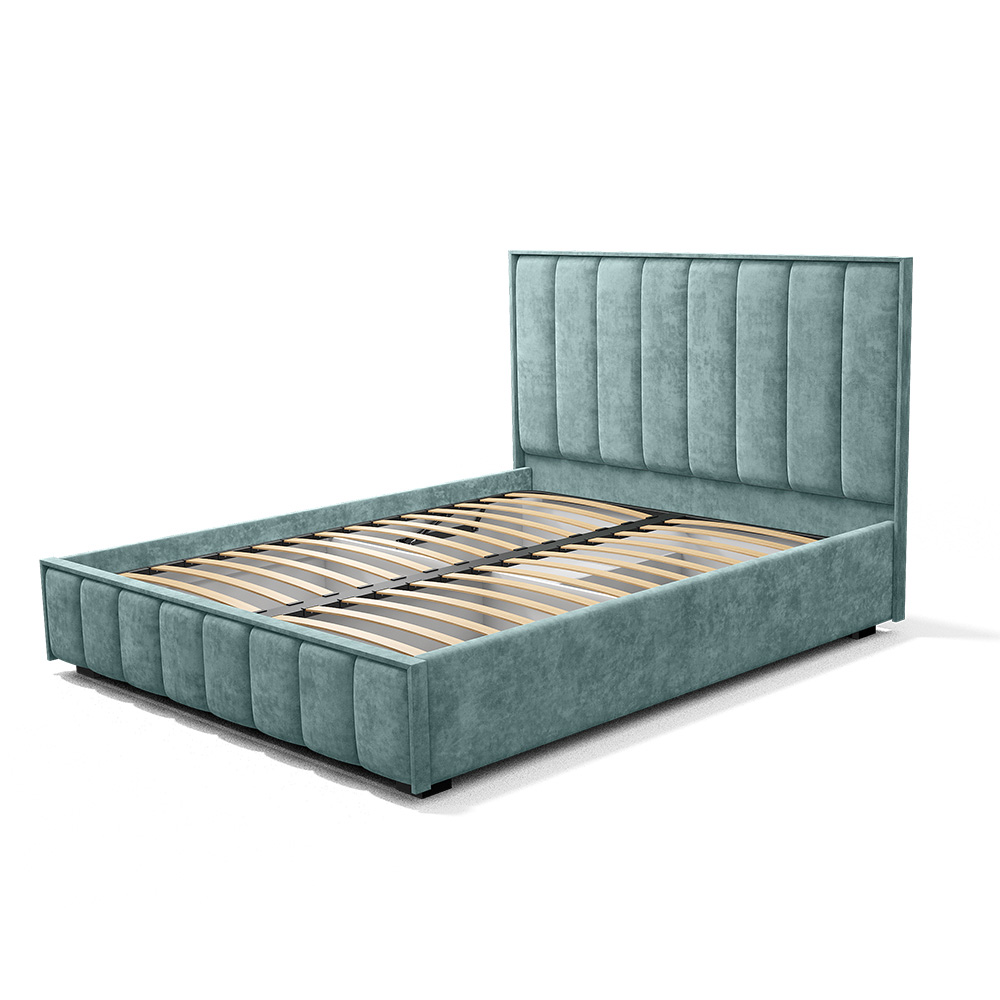 Кровать 1,6 м  "Мирабель" КР-16 NEW Шарли бриз