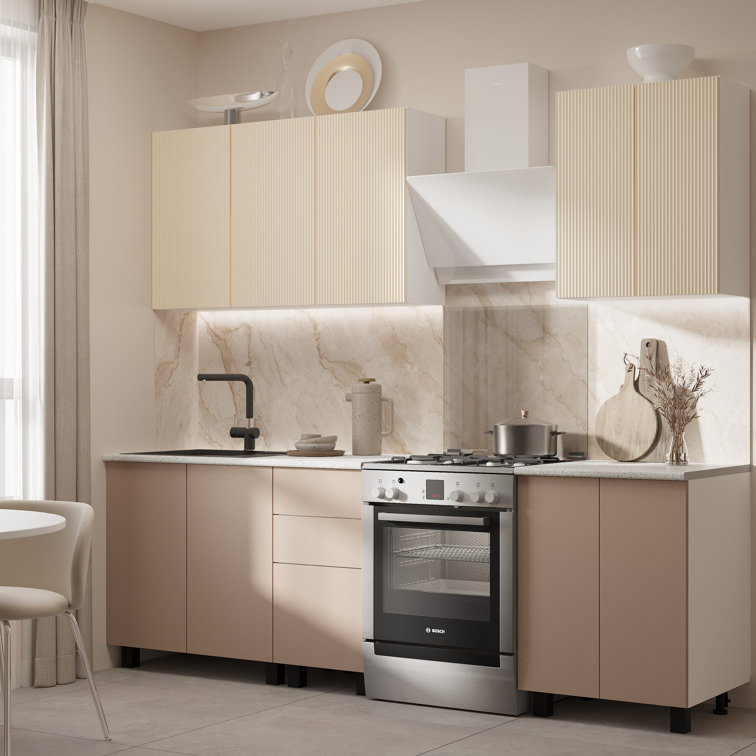 Кухня 1,8 Мыло F01/Рейка F03