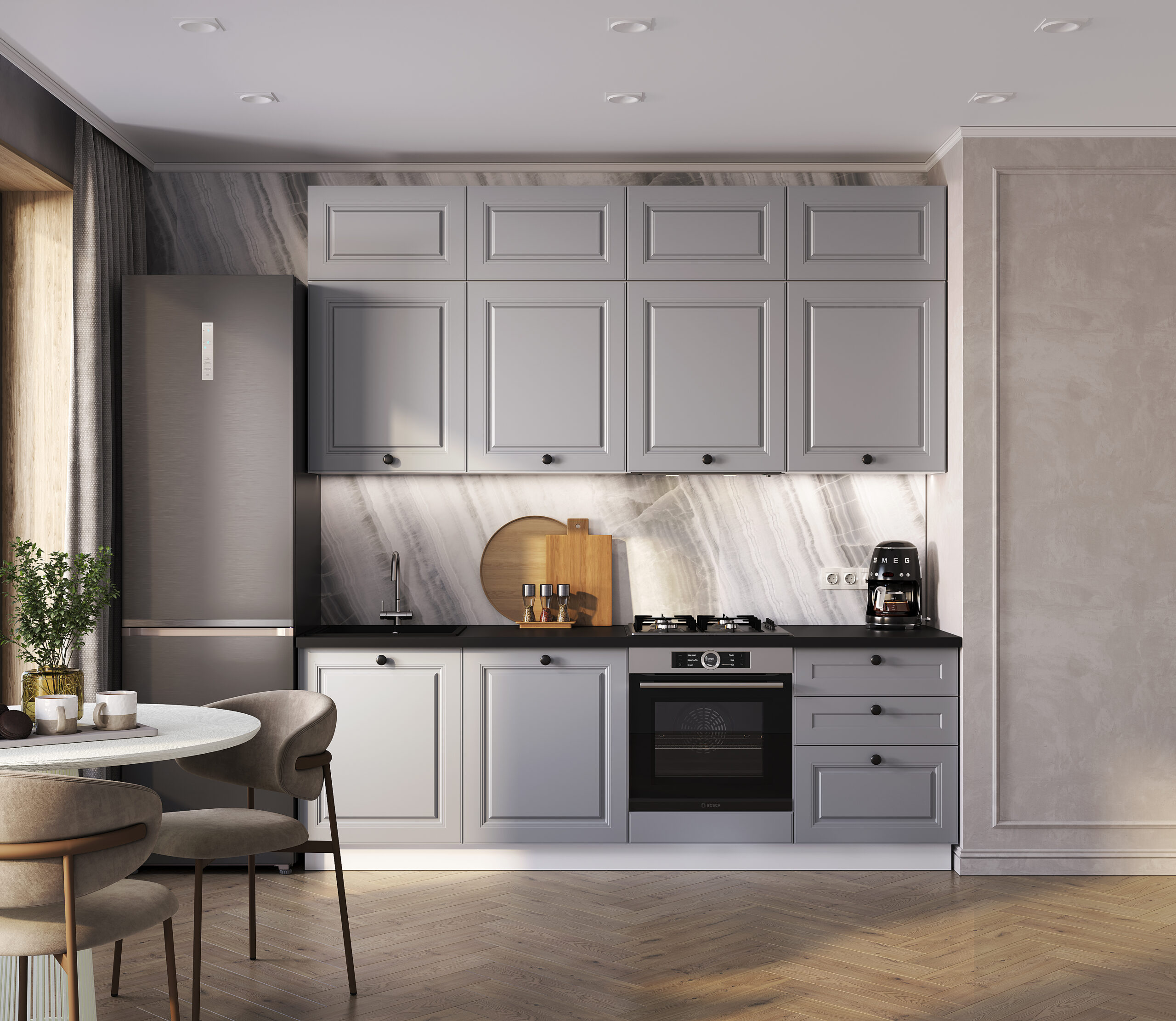 Кухня комплектация №7 Санторини (MF24)