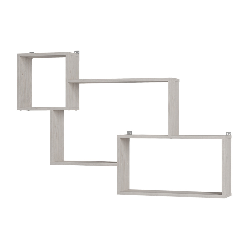 Полка навесная "Нора" АН-01 Ясень белый Ясень белый