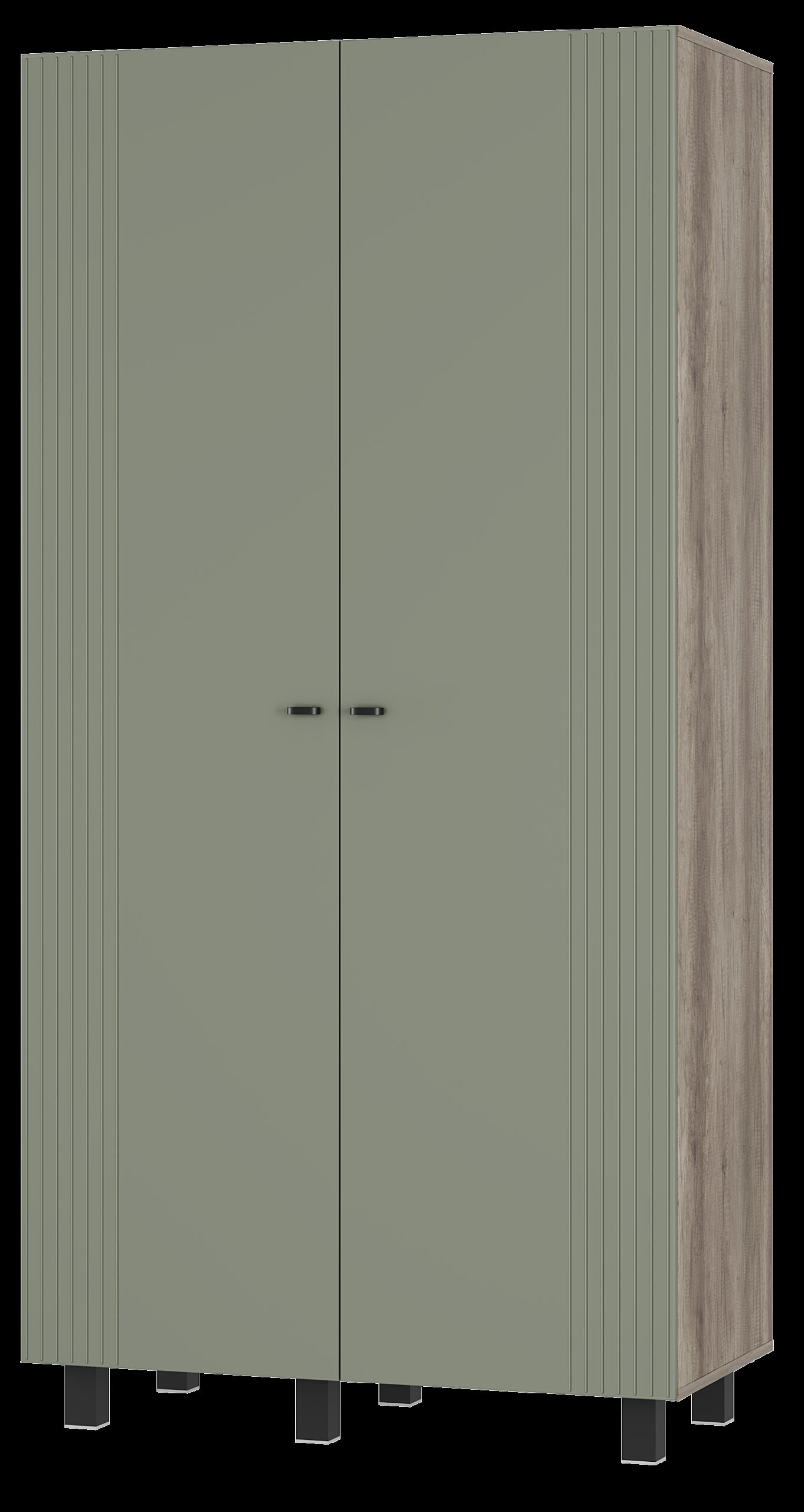Шкаф 2-х створчатый "Олива" ШК-03 Дуб каньон/MF12 Эвкалипт