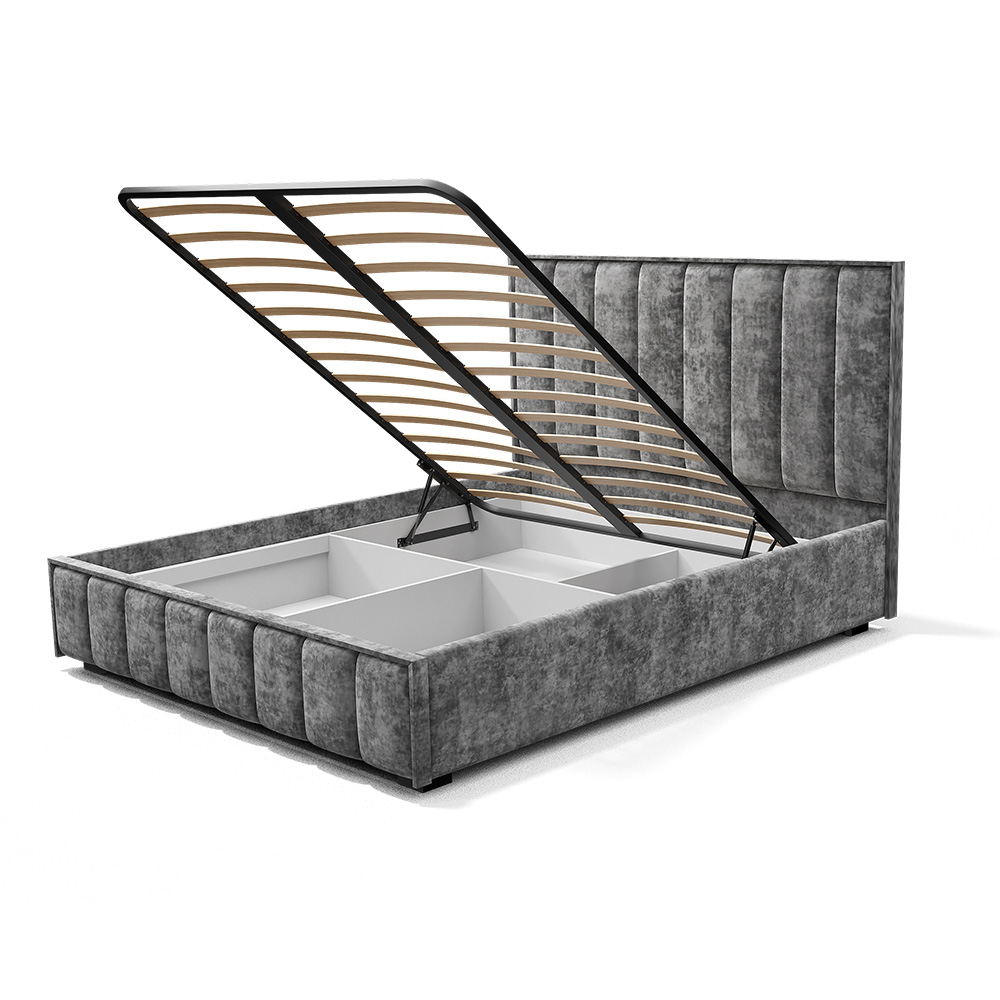 Кровать с подъемным механизмом Мирабель КР-11 (1,4м), Грифельный