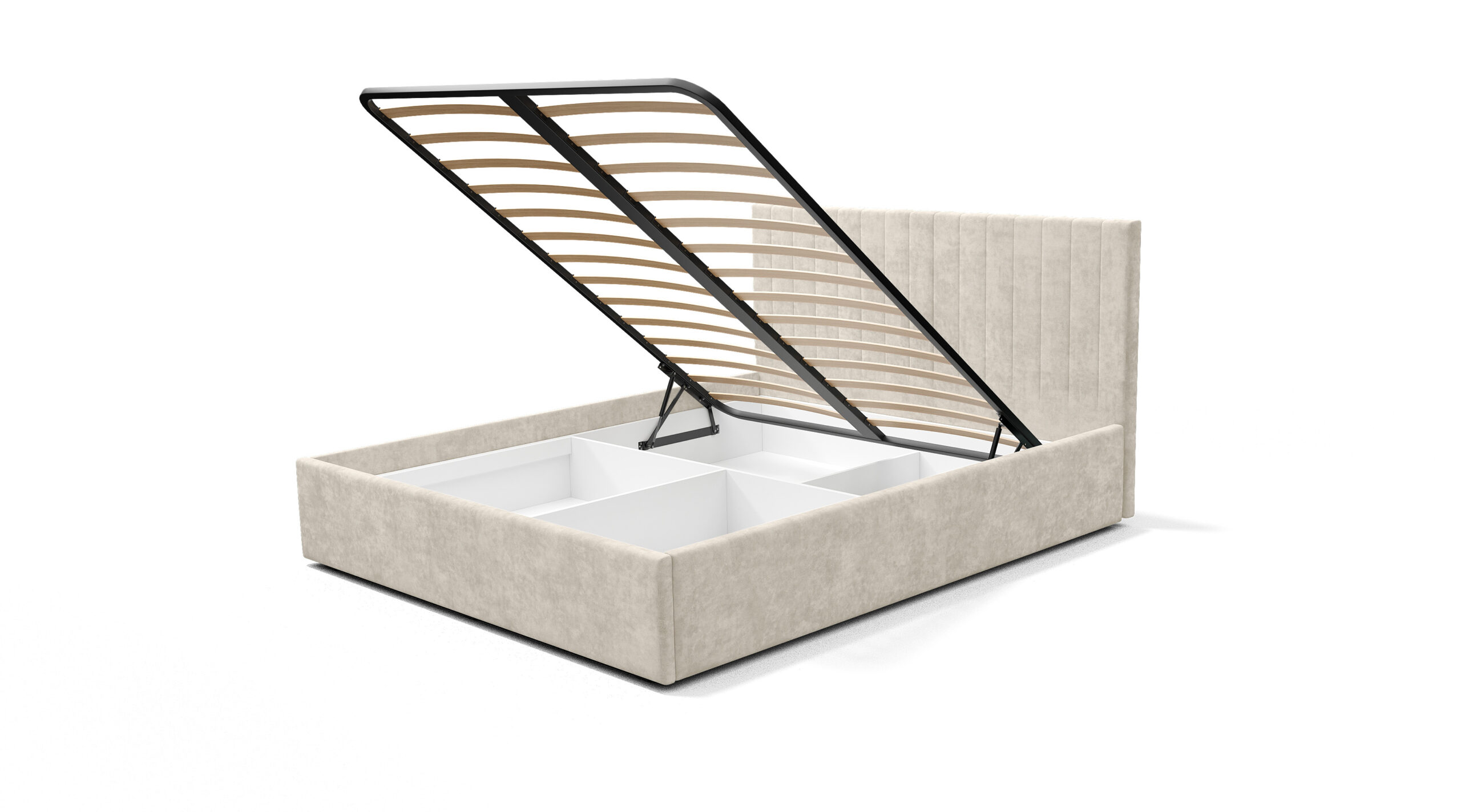 Кровать с подъемным механизмом Хлоя 1,6м, Миндаль