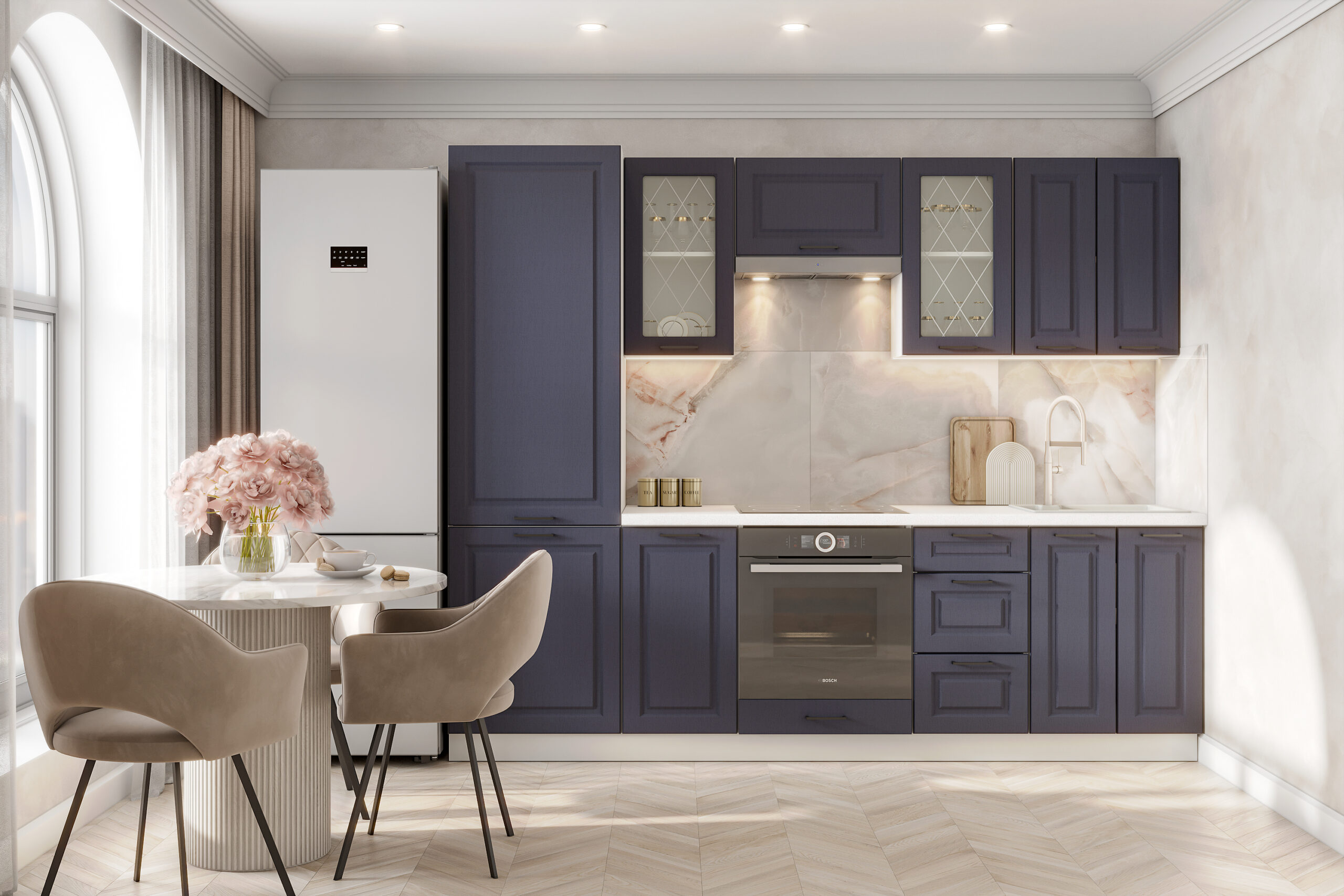 КГ Грейвуд 260 Синий (без столешницы) в.10