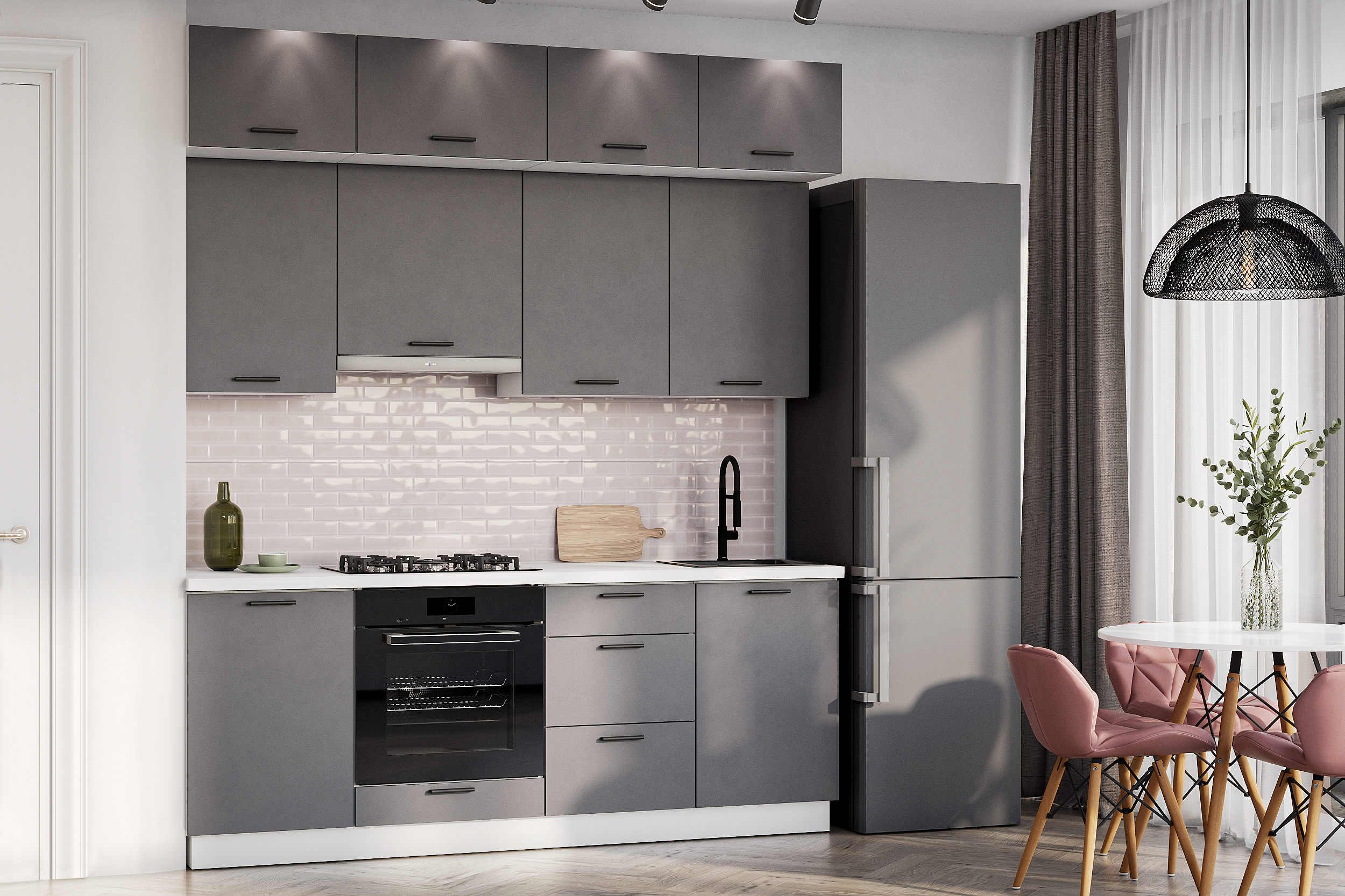 КГ Модус 210 Графит (без столешницы)