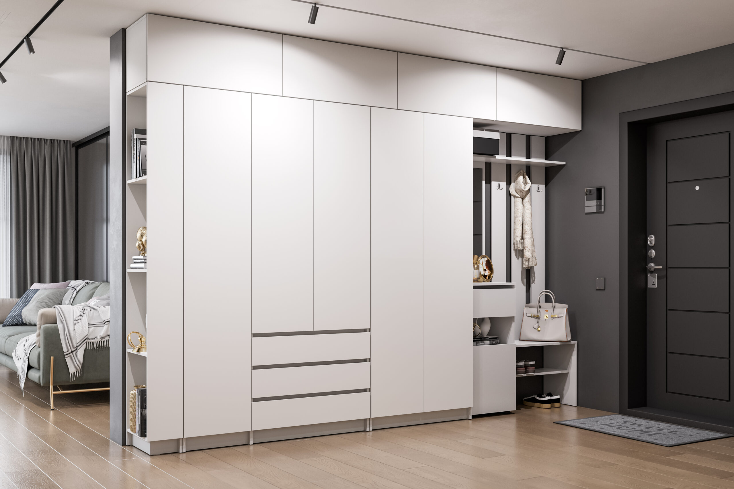 Прихожая Бали, Белый. Комплект 25