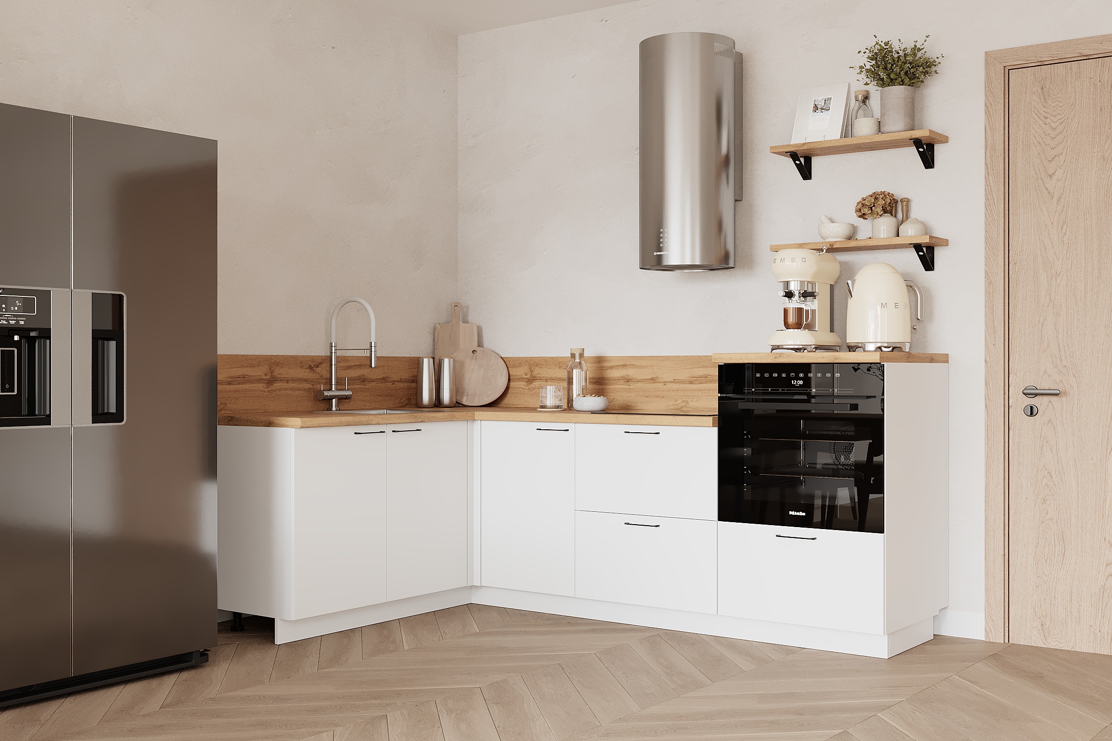 КГ Угловой 1500*2250 (без пм) Эмаль, Белый  Арника РМ в.5