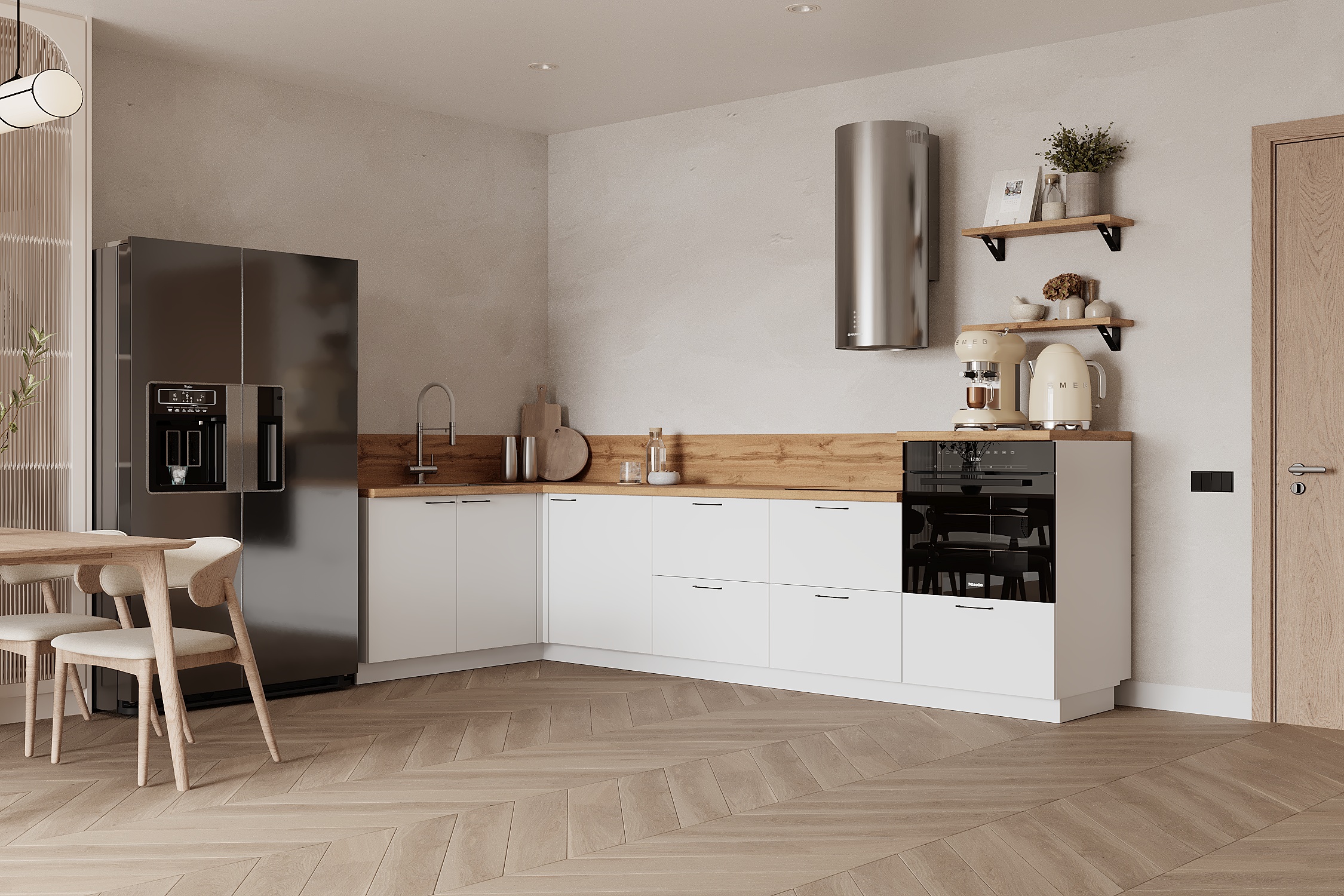 КГ Угловой 1500х3000 (без пм) Эмаль, Белый  Арника РМ в.3