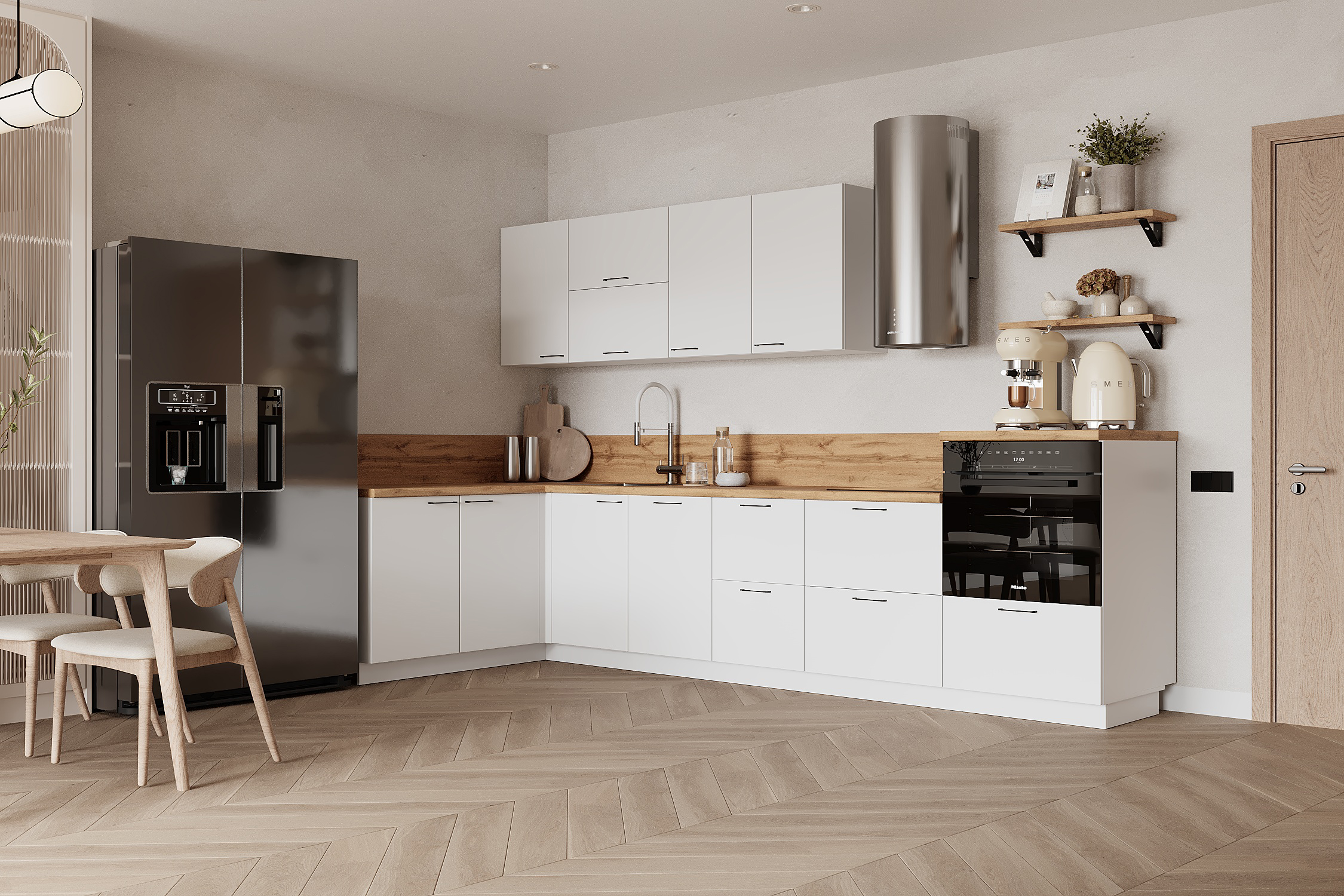 КГ Угловой 1500х3150 (с пм) Эмаль, Белый  Арника РМ в.5