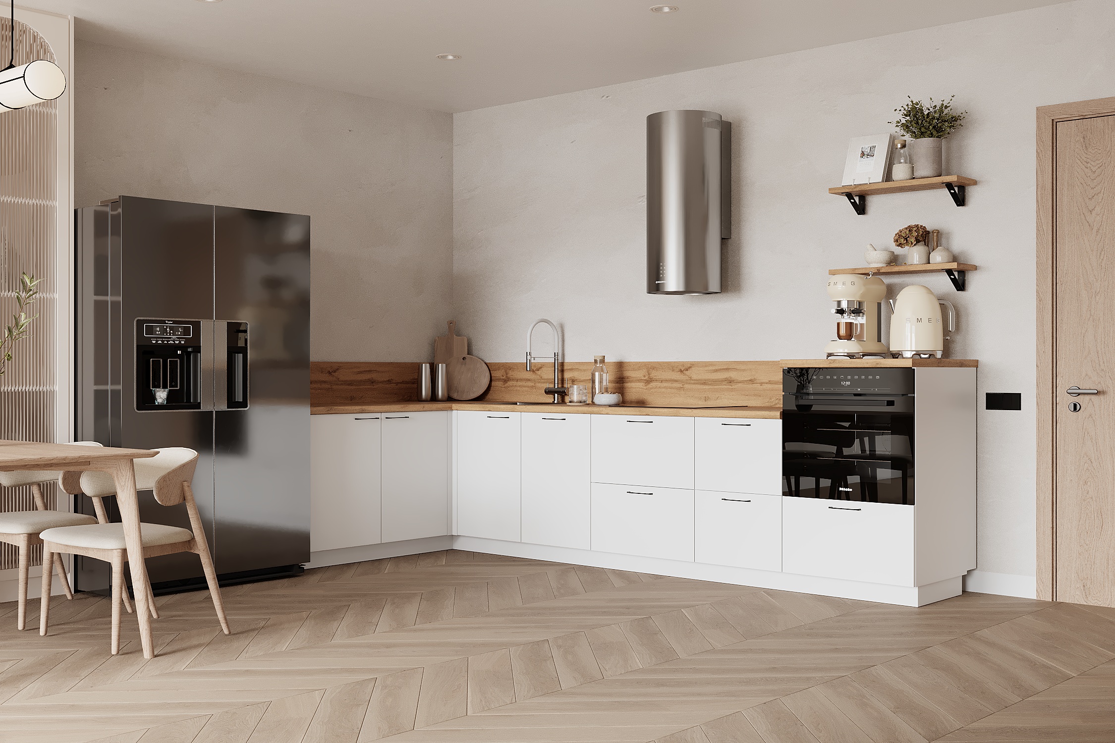 КГ Угловой 1500х3150 (с пм) Эмаль, Белый  Арника РМ в.6