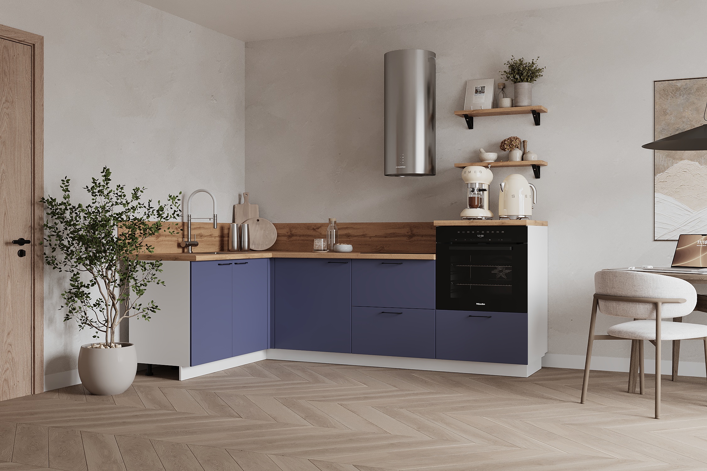 КГ Угловой 1500х2400 (без пм) , Ежевика  Арника РМ в.3