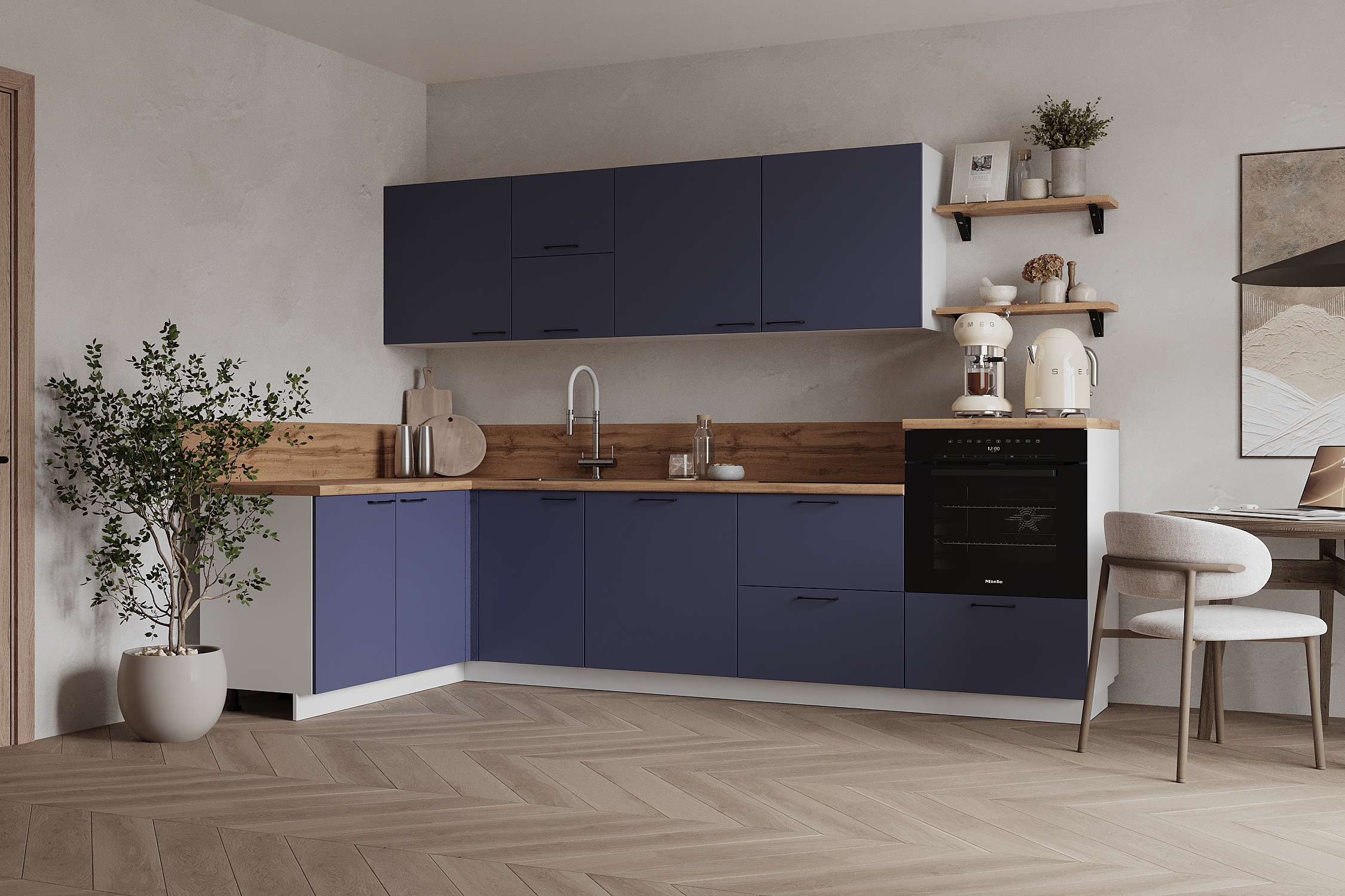 КГ Угловой 1500х2850 (с пм) , Ежевика  Арника РМ