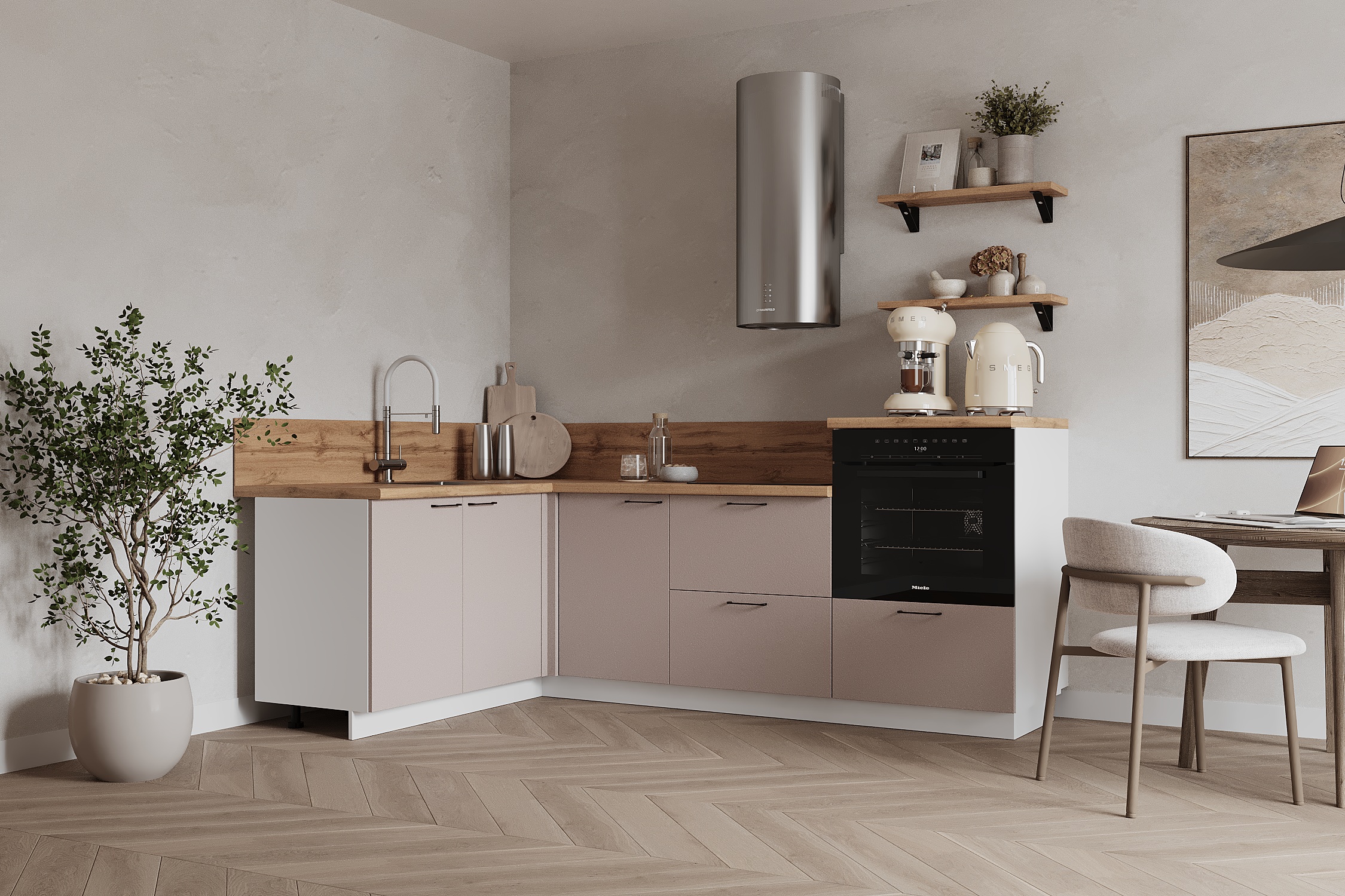 КГ Угловой 1500*2250 (без пм) , Магнолия  Арника РМ в.5