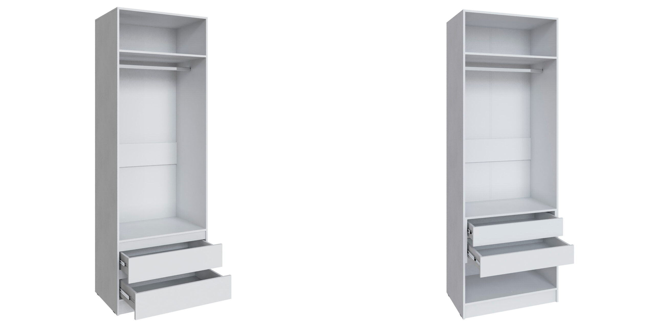 Шкафы Мадрид, Белый. Комплект 52