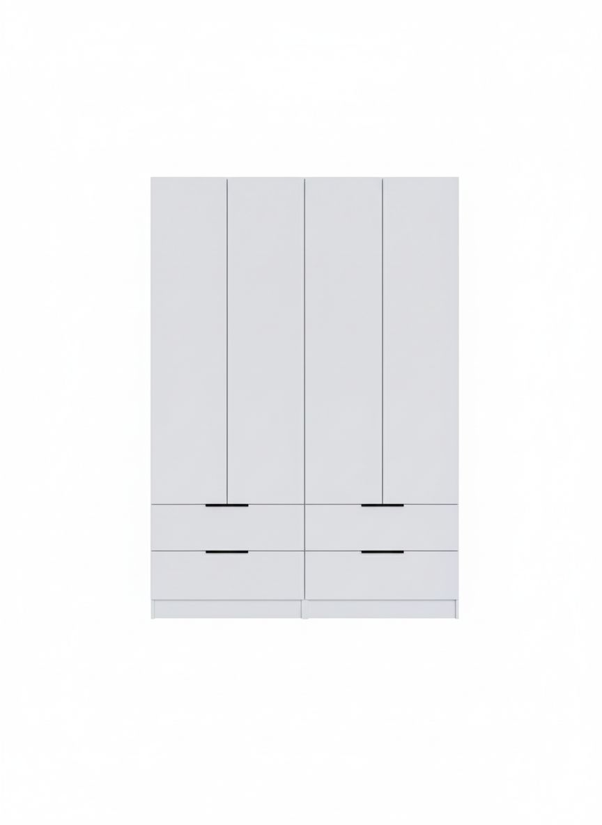 Шкафы Мадрид, Белый. Комплект 37