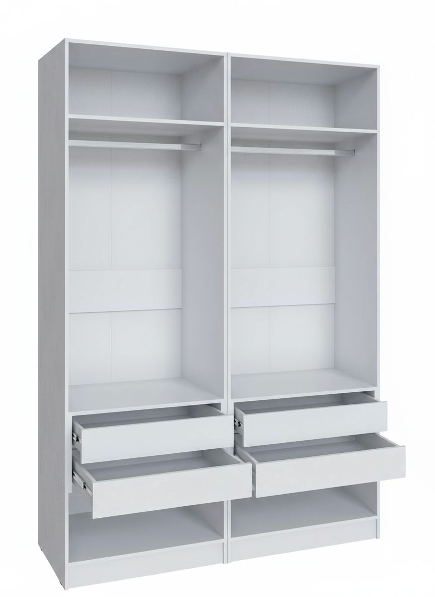 Шкафы Мадрид, Белый. Комплект 64