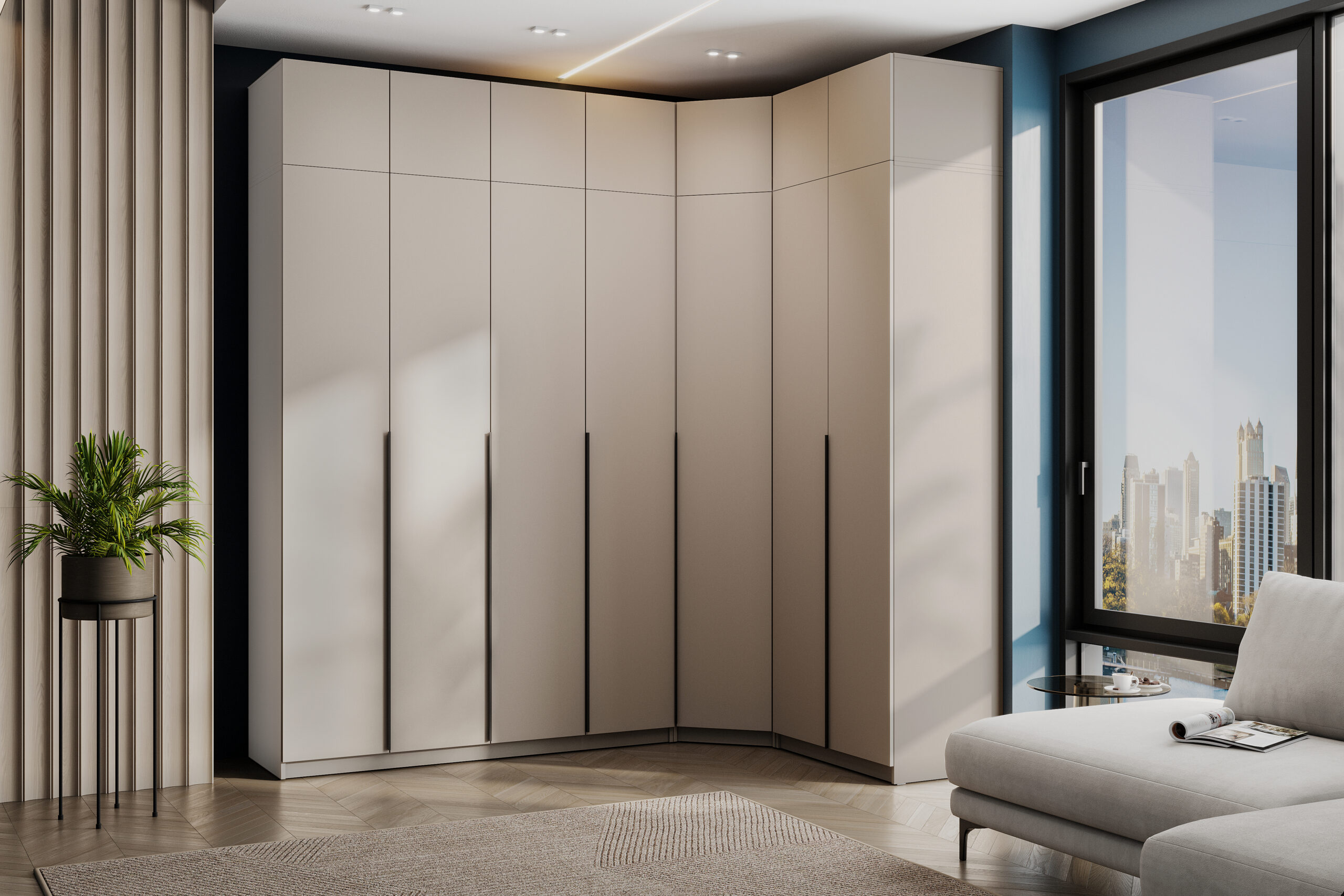 Гардеробная система ШК 5, Меланж. Комплект 9