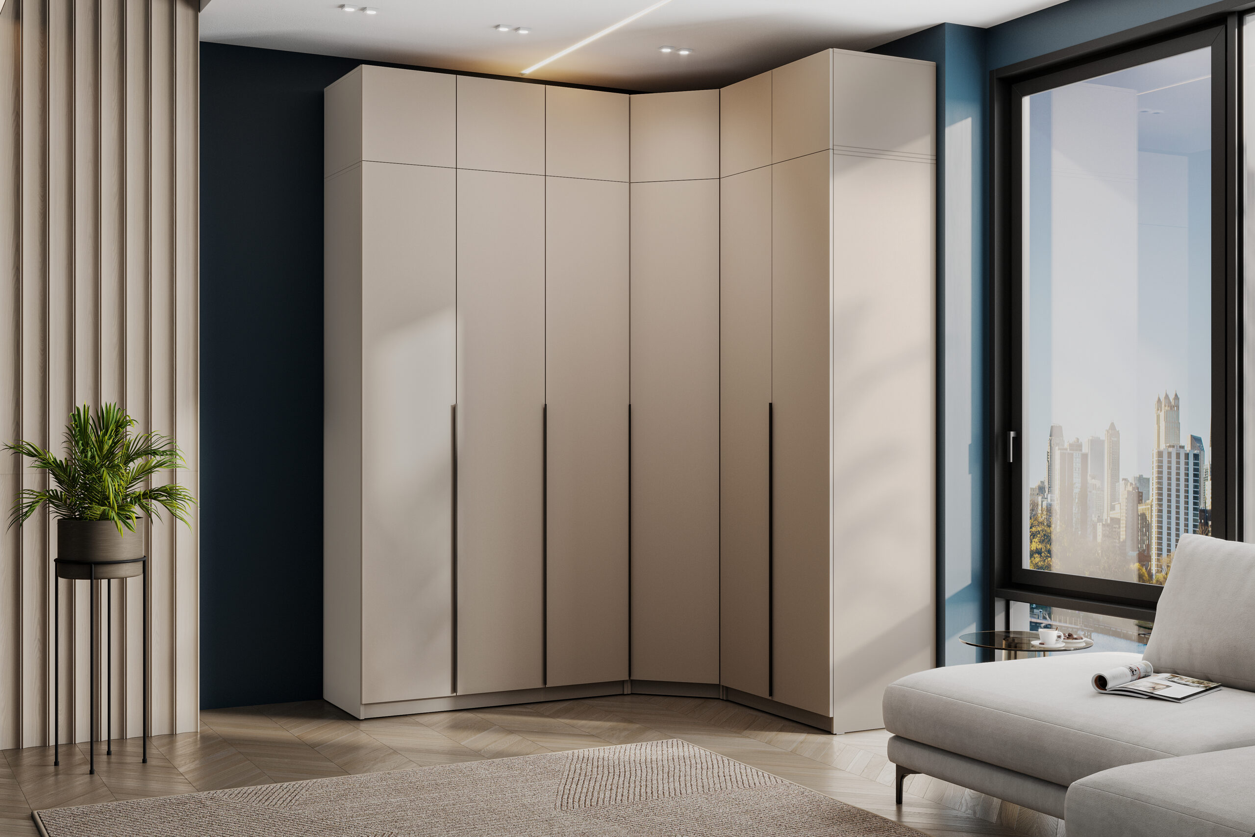 Гардеробная система ШК 5, Меланж. Комплект 8