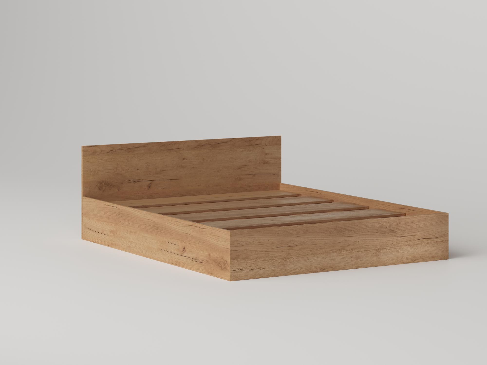 МС Охта Лайт Кровать 1.6 Дуб Вотан