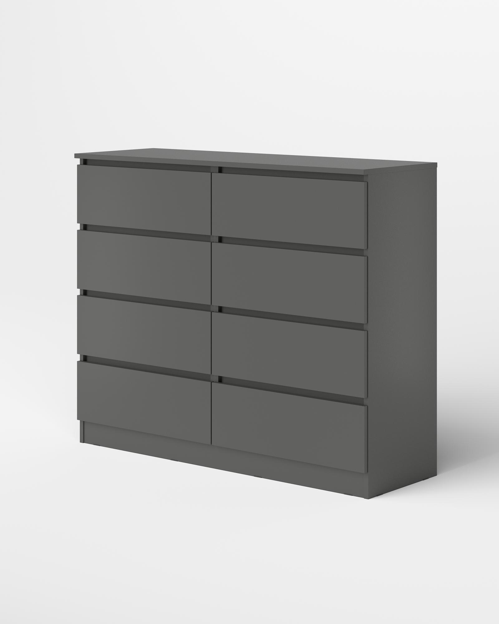 МС Охта Лайт Комод 1200.8 Антрацид