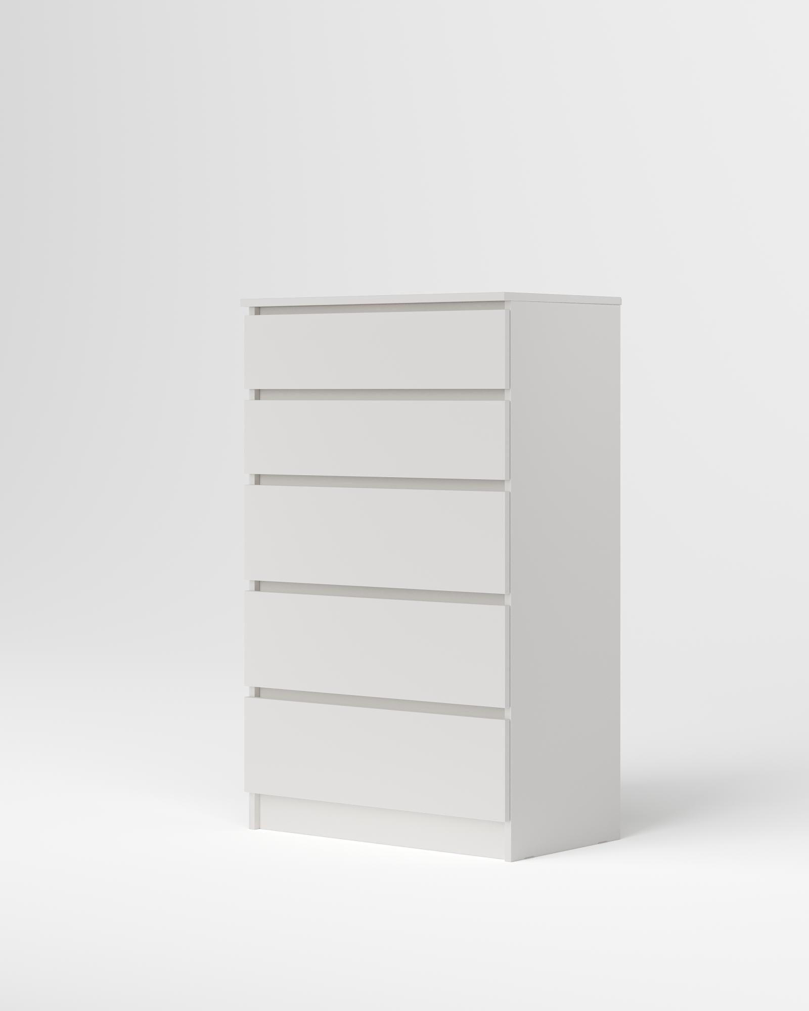 МС Охта Лайт Комод 700.5 Белый гладкий