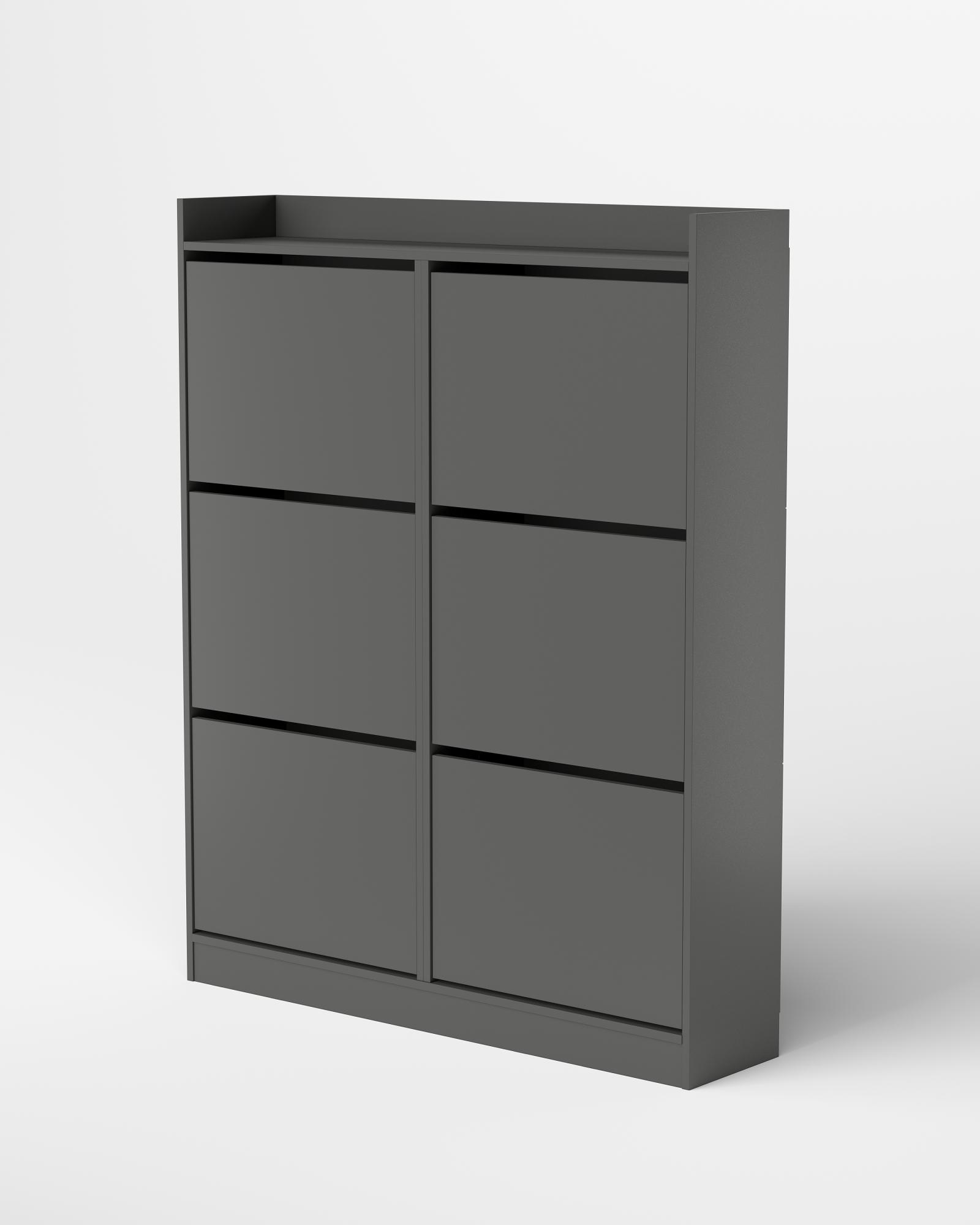 МС Охта Лайт Обувница 1200.6 Антрацид