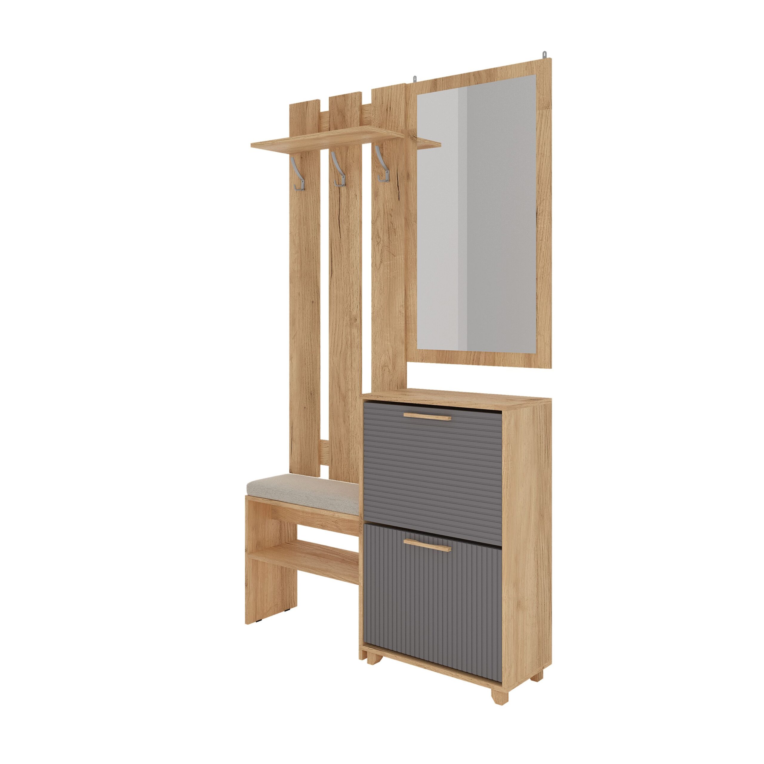 Ньёрд Прихожая Дуб вотан/Черника