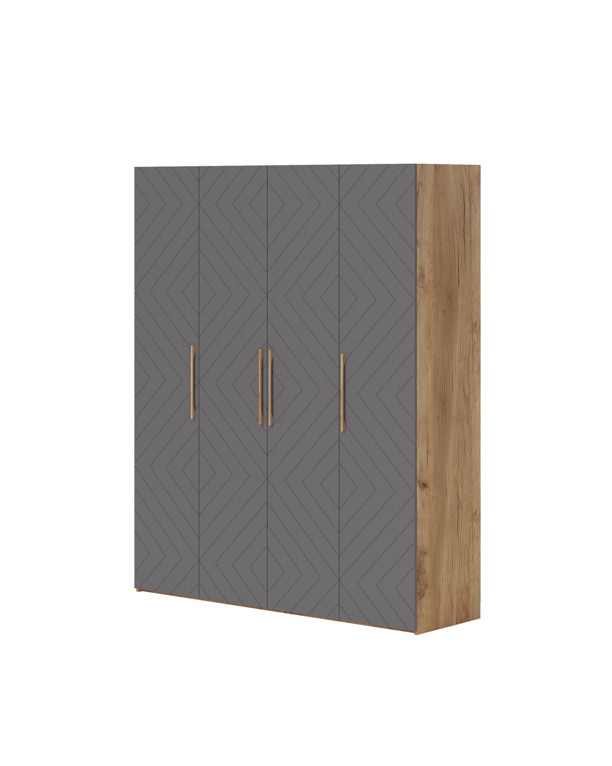 Ньёрд Шкаф 1800 Дуб вотан/Черника