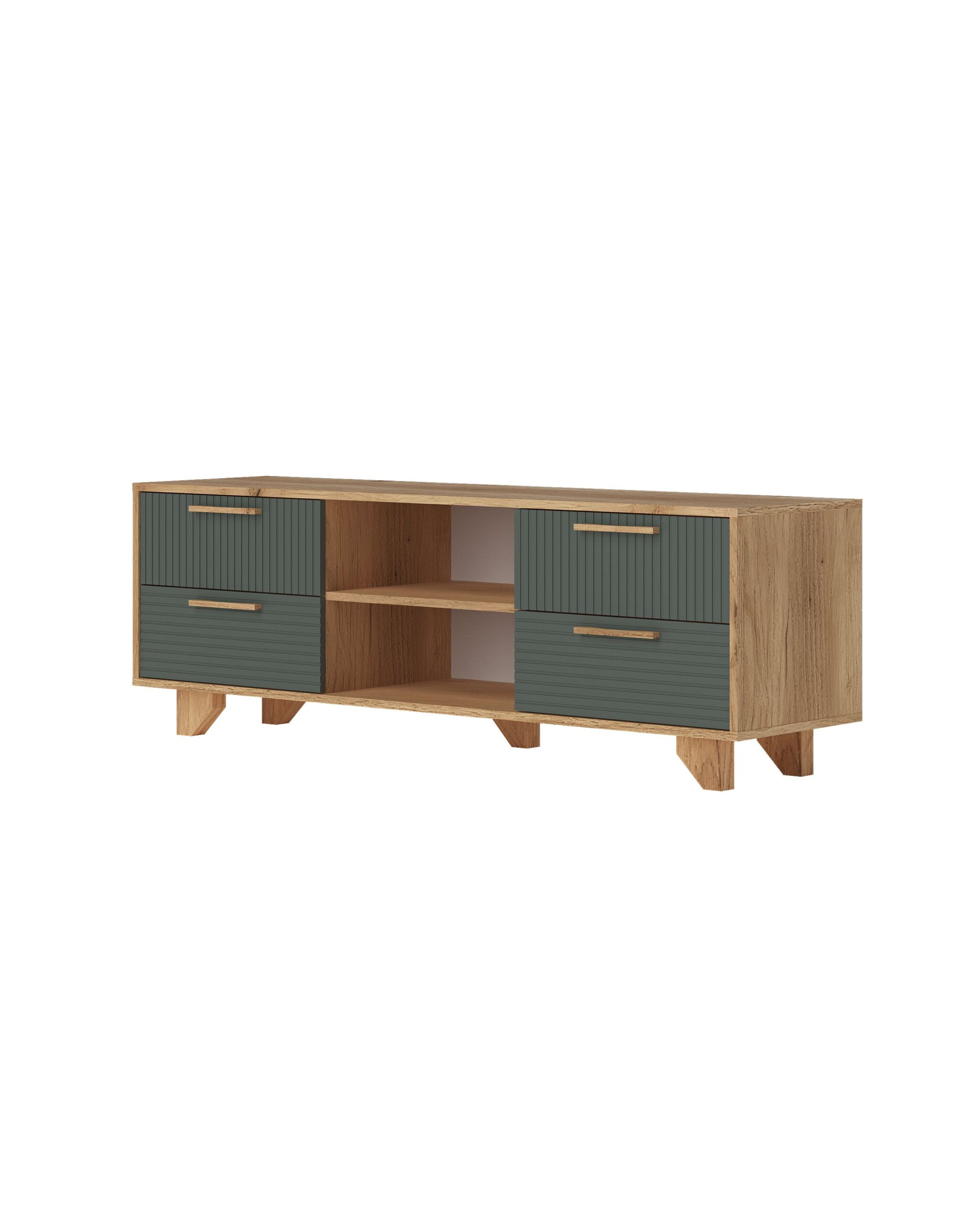 ТВ тумба Ньёрд 1500.4 Дуб вотан/Можжевельник